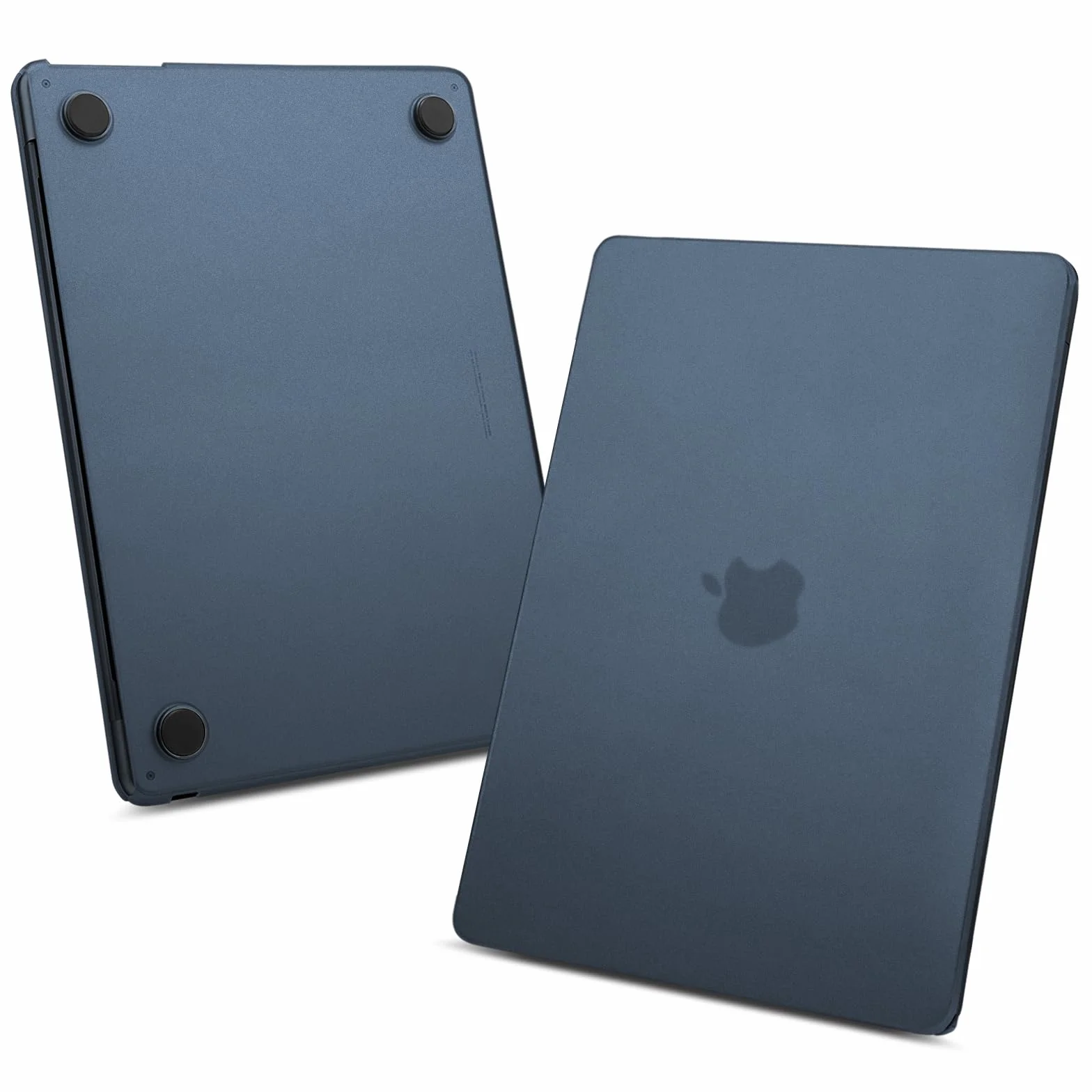 Etui kompatybilne z MacBook Air 34.5 cm M3 A3113 M2 A2681, plastikowa twarda obudowa + osłona klawiatury, matowa Midnight