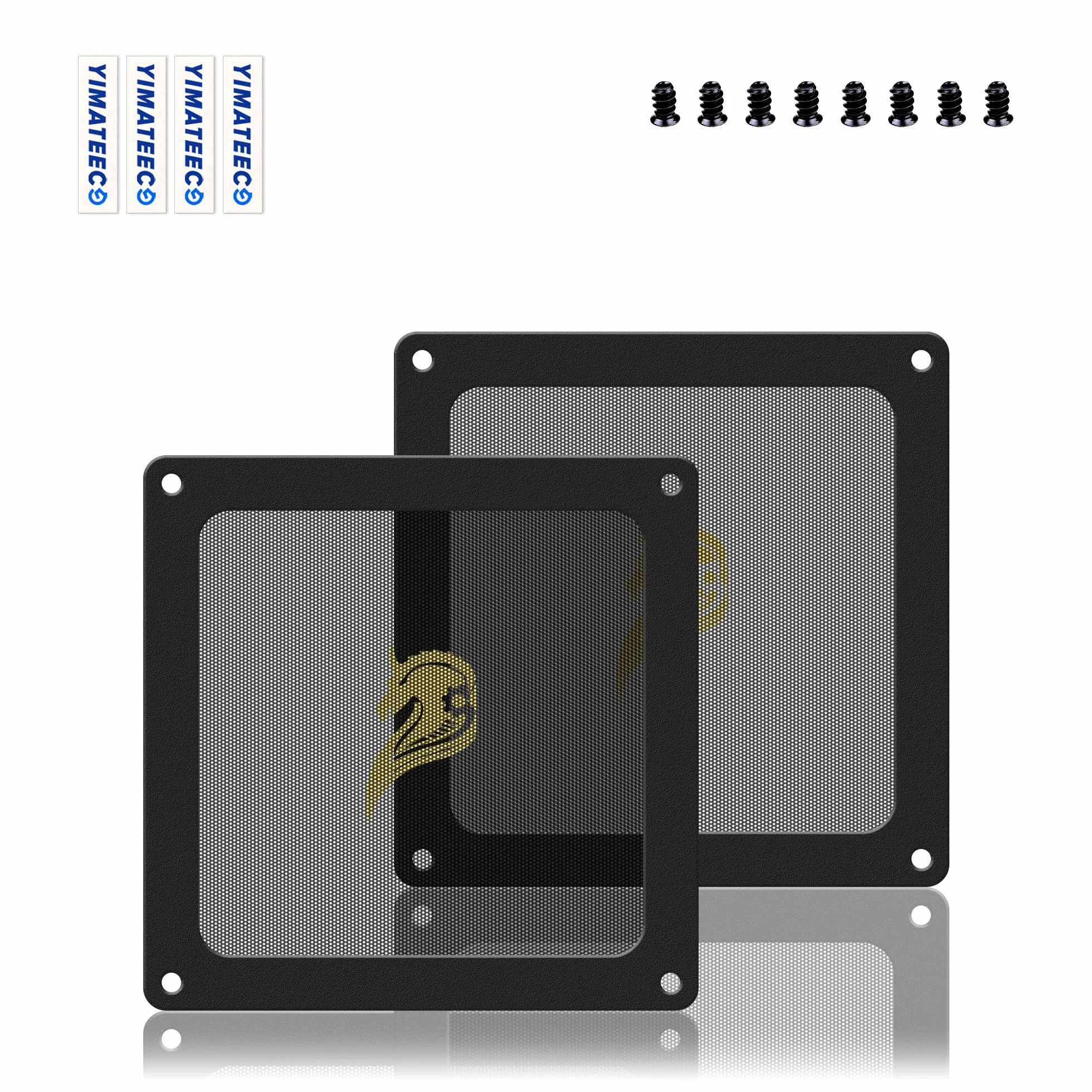Wentylator filtr przeciwpyłowy 90 mm PC magnetyczna osłona kratka