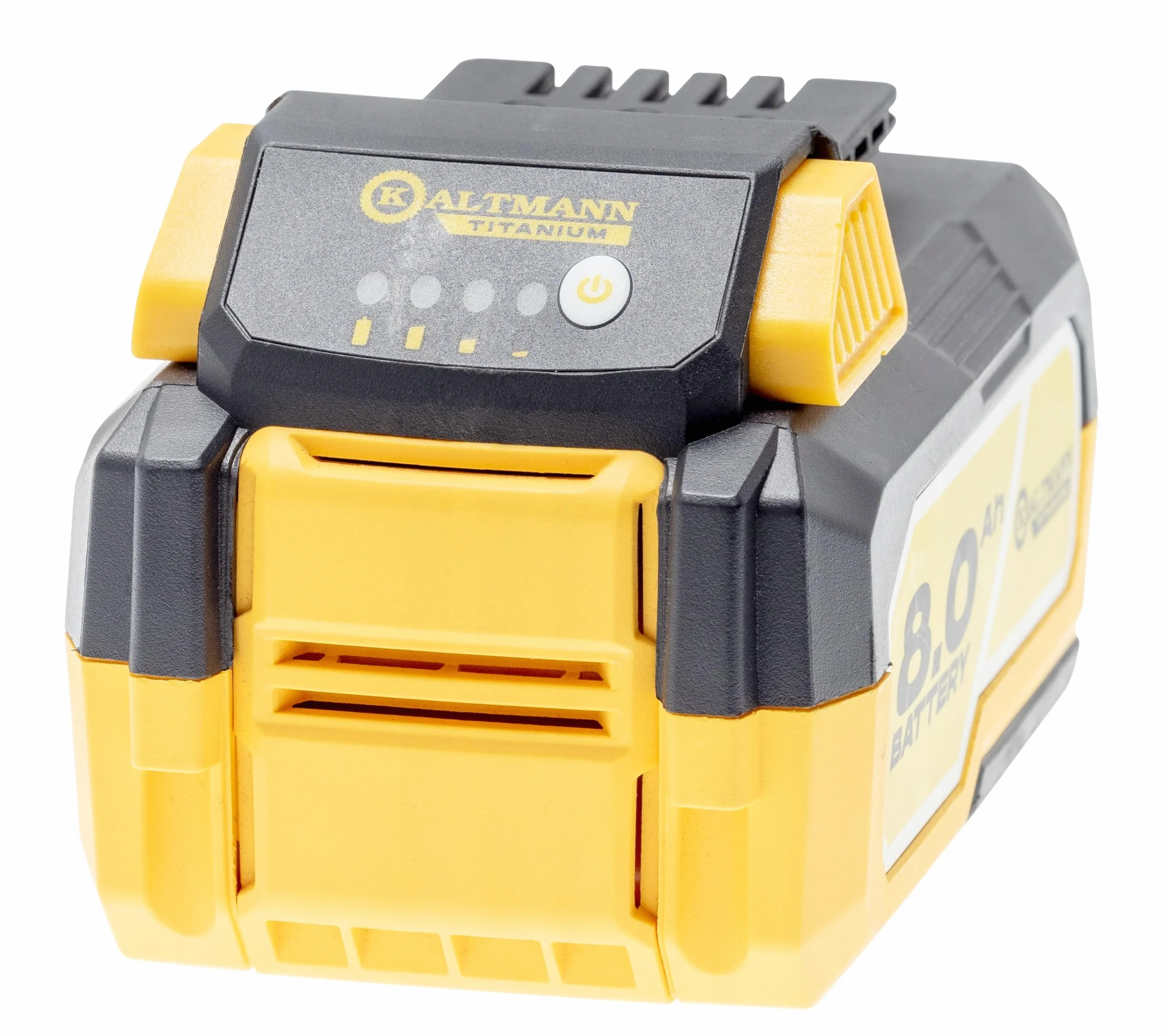Akumulator Li-Ion Kaltmann TITANIUM TURBO 20V 8.0Ah | Ogniwa 21700 | Wskaźnik LED | Długi Czas Pracy | Mocna Bateria do Narzędzi Bezprzewodowych | KTI-A80TURBO