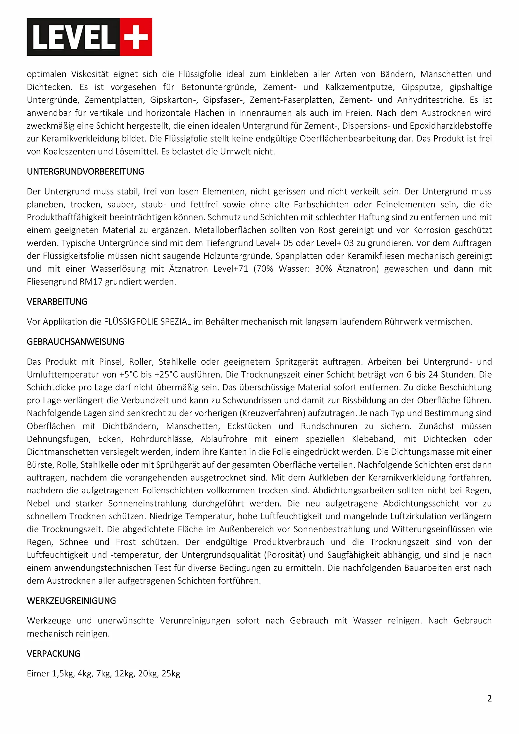 Folia w płynie 1,5 kg Hydroizolacja Na Balkon Taras Drewno OSB Level+19
