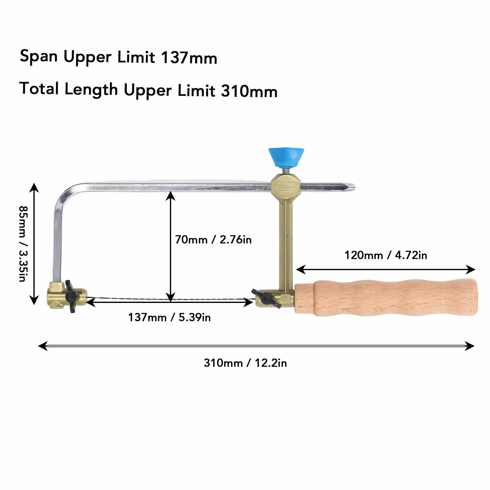 Coping Saw Mini Piła Drutowa Jubilerzy Piła łukowa Fret Cutter Piła Grawerowanie Piła