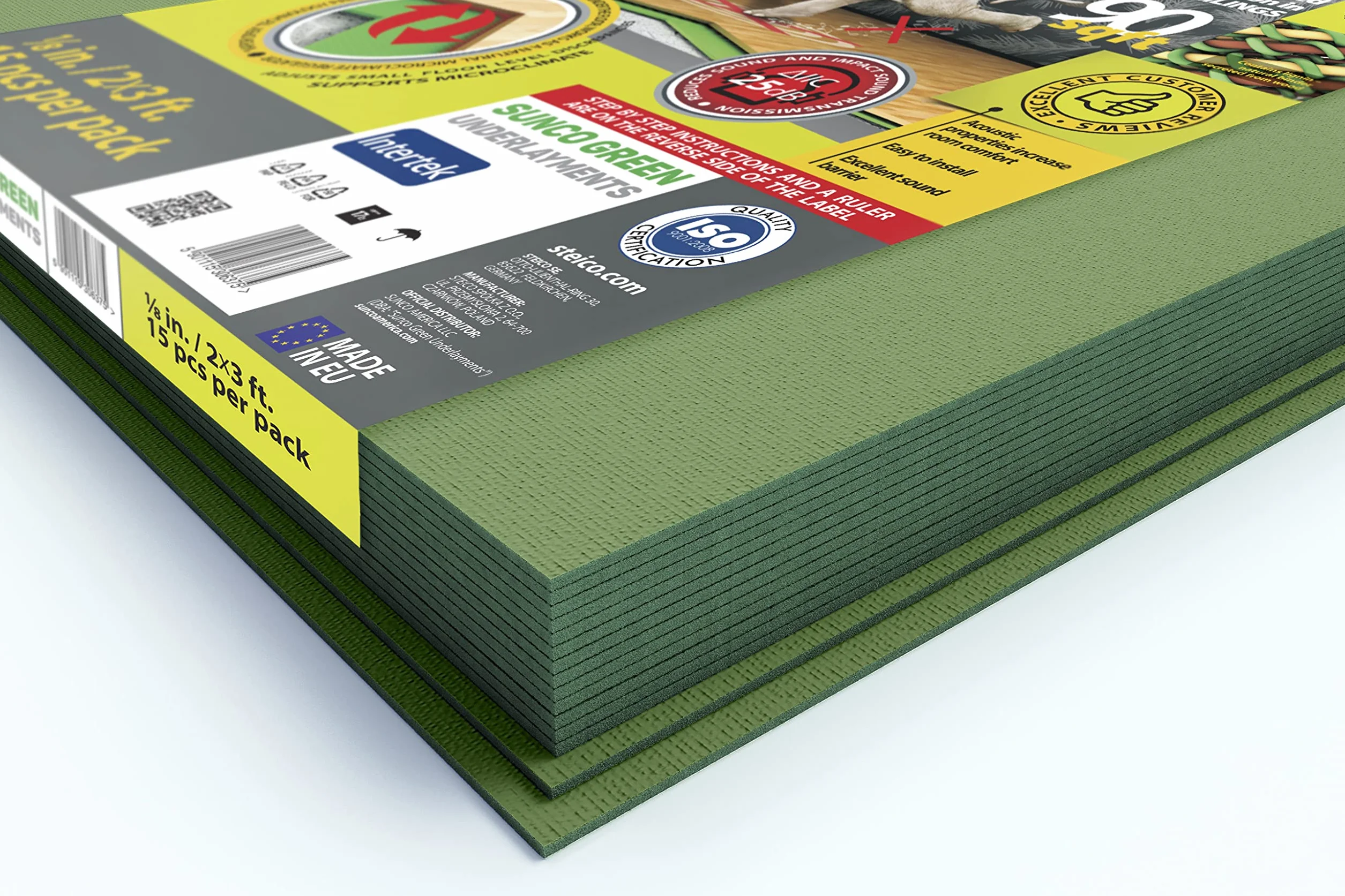 3 mm 1/8 cala podkład podłogowy z włókna drzewnego do laminatu winylowego LVT LVP drewniana podłoga 90 m2 naturalna bariera izolacyjna akustyczna