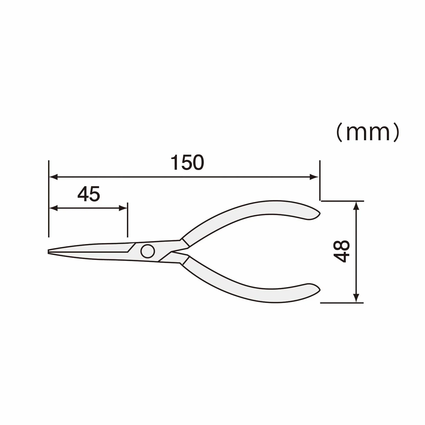 Szczypce e-Ring z namagnesowanymi końcówkami. ENGINEER pz-01, czarne
