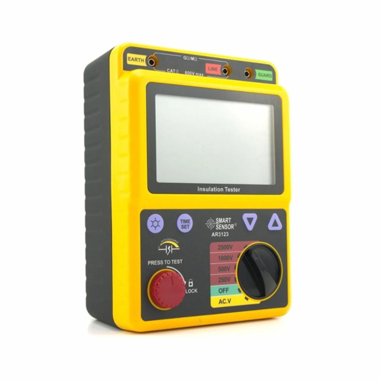 250~2500V cyfrowy tester izolacji wysokiego napięcia Megohmeter Tester napięciowy Meter AR3123, Precyzyjny pomiar