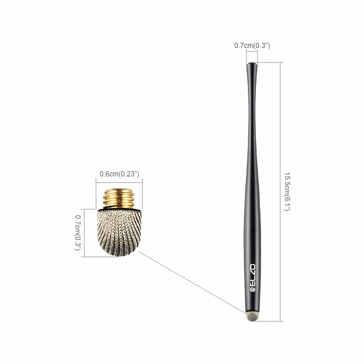ELZO rysik uniwersalny dotykowy 4 sztuki do iPhone iPad Samsung Surface Huawei Chromebook czarny srebrny jasnoniebieski różowy