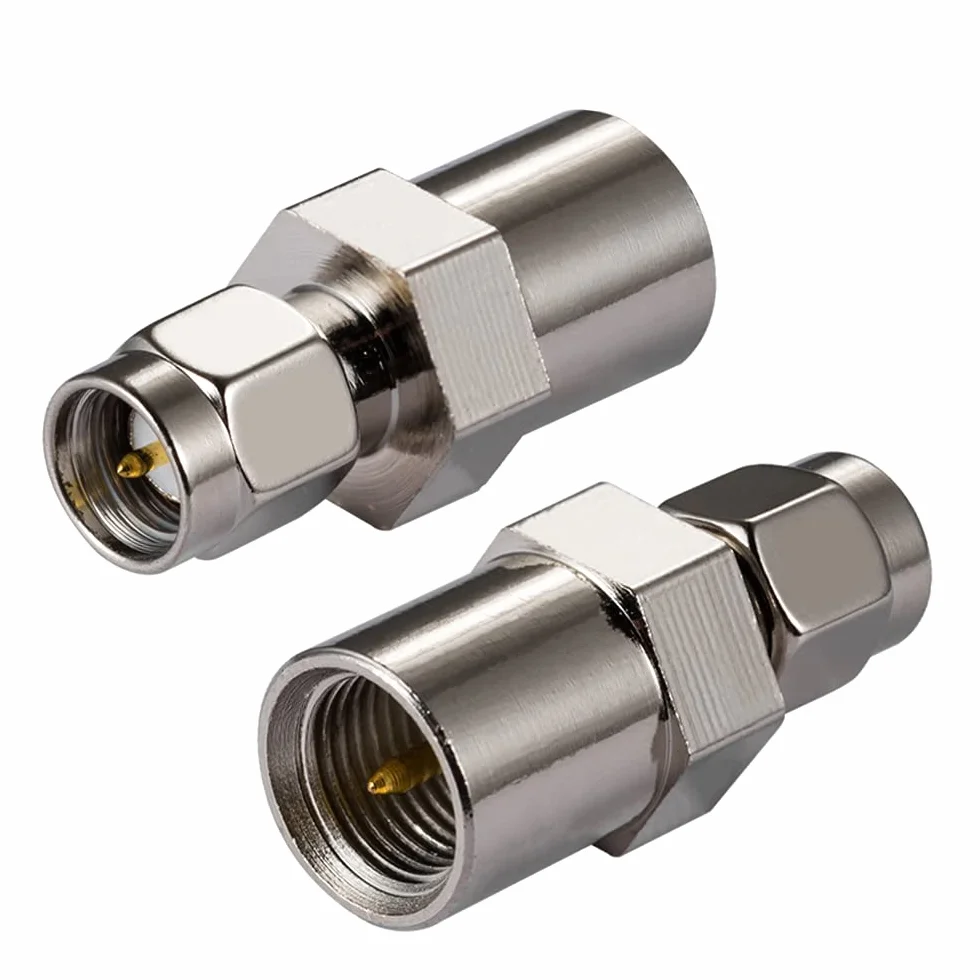Vecys 4G Adapter Antenowy SMA Męski do FME Męski 2G 3G 4G LTE Routerów (2 szt.)