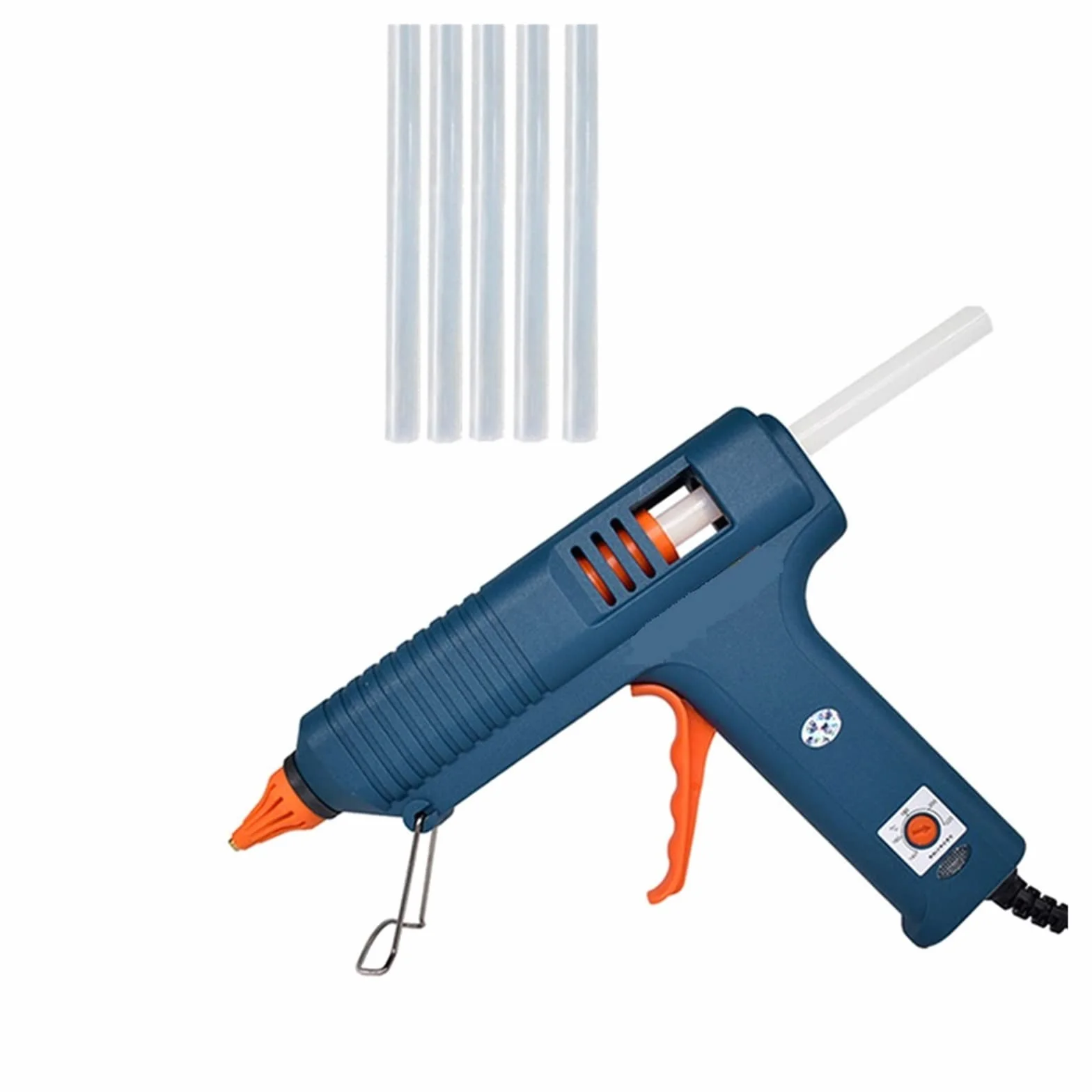 150W Pistolet Do Klejenia Na Gorąco Regulowana Temperatura Dysza 11mm Kleje W Sztyfcie Profesjonalny Przemysłowy Klej Gorący Szybkie Nagrzewanie(SET A)