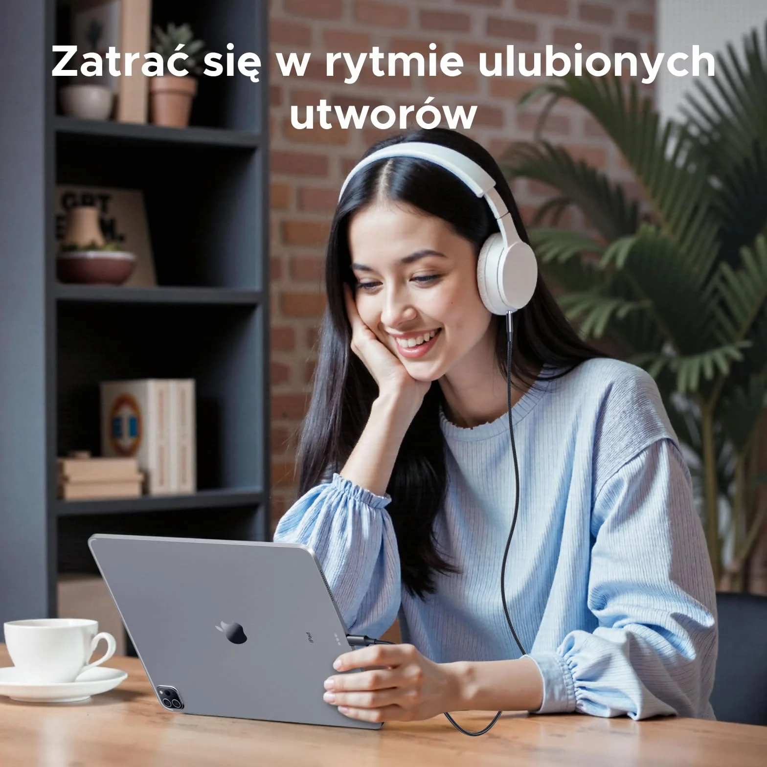 UGREEN Kabel USB C do jack aux, kabel aux do usb c jack z układem DAC 386khz/32bit do iPhone 16/16pro/16plus/16pro max, S25/S25 Plus/S25 Ultra itp. (1M)