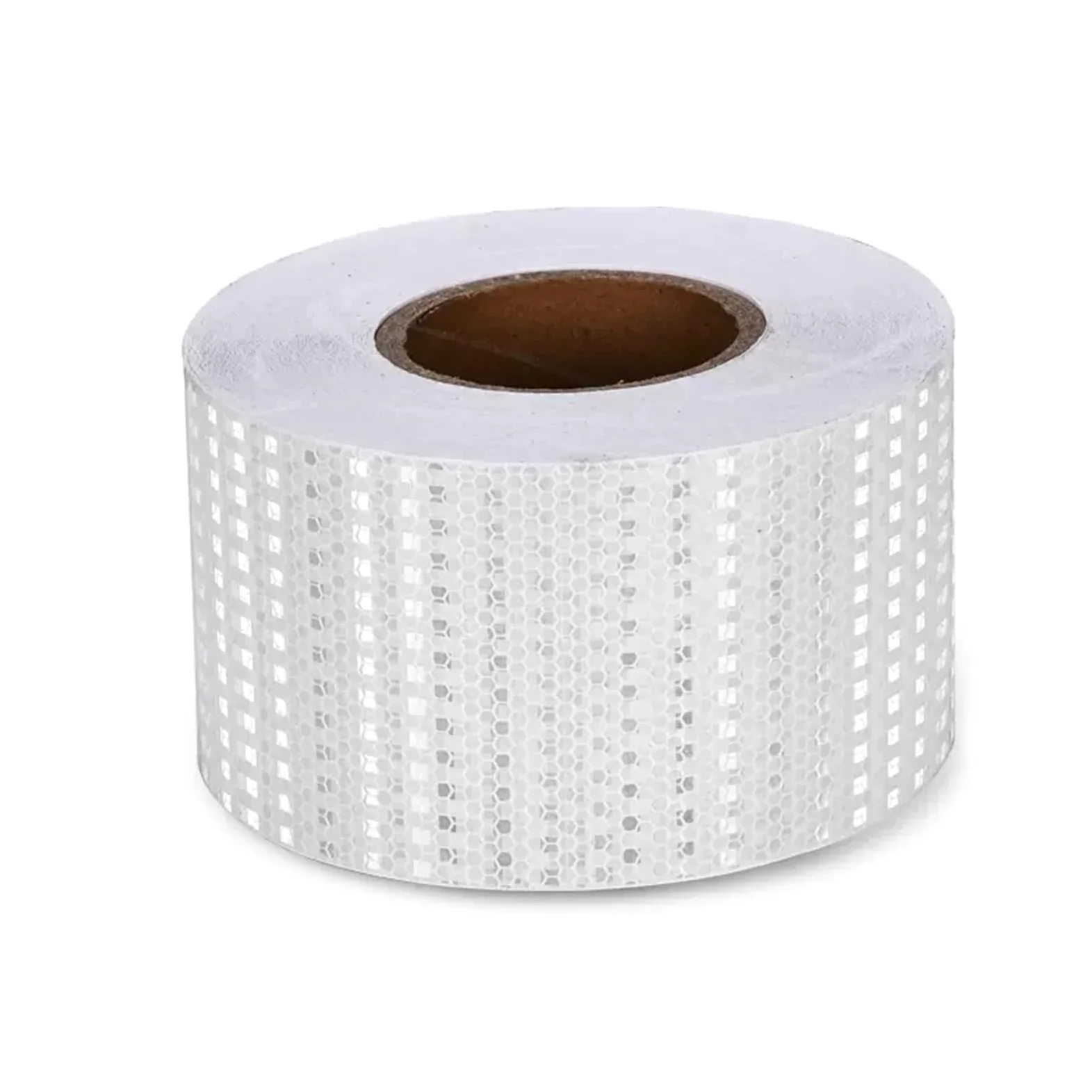 Taśma odblaskowa bezpieczeństwa Taśma ostrzegawcza odblaskowa samoprzylepna Naklejki odblaskowe do dekoracji roweru, motocykla, samochodu 10 cm x 45 metrów(White)