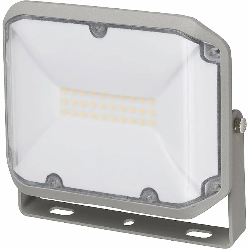 Brennenstuhl Reflektor LED Al 2050 / Reflektor LED Na Zewnątrz 2080 Lumenów, 20 W, Ciepłe Białe Światło 3000 K, Ip44