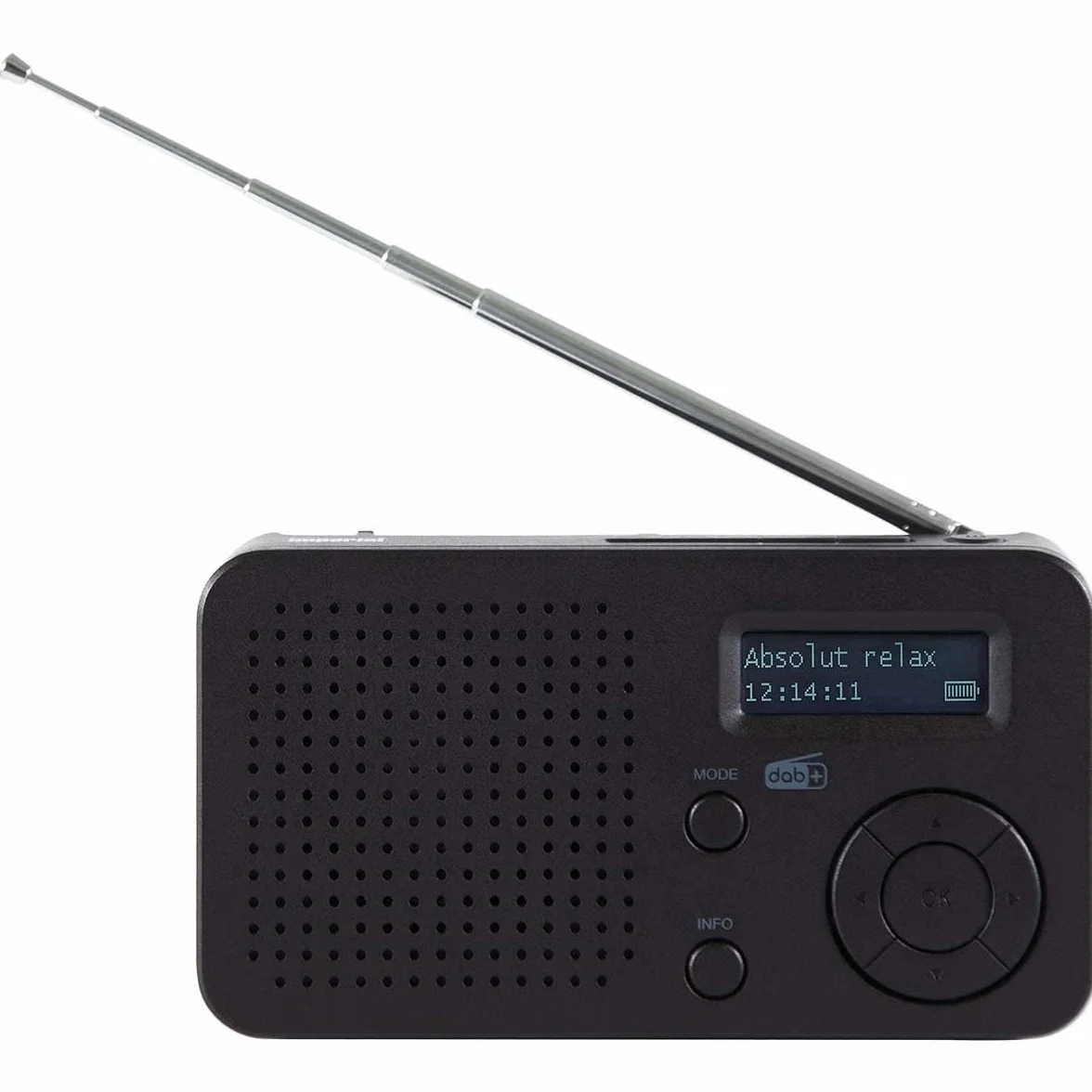 IMPERIAL DABMAN 17 przenośne radio DAB+ FM Bluetooth USB czarne
