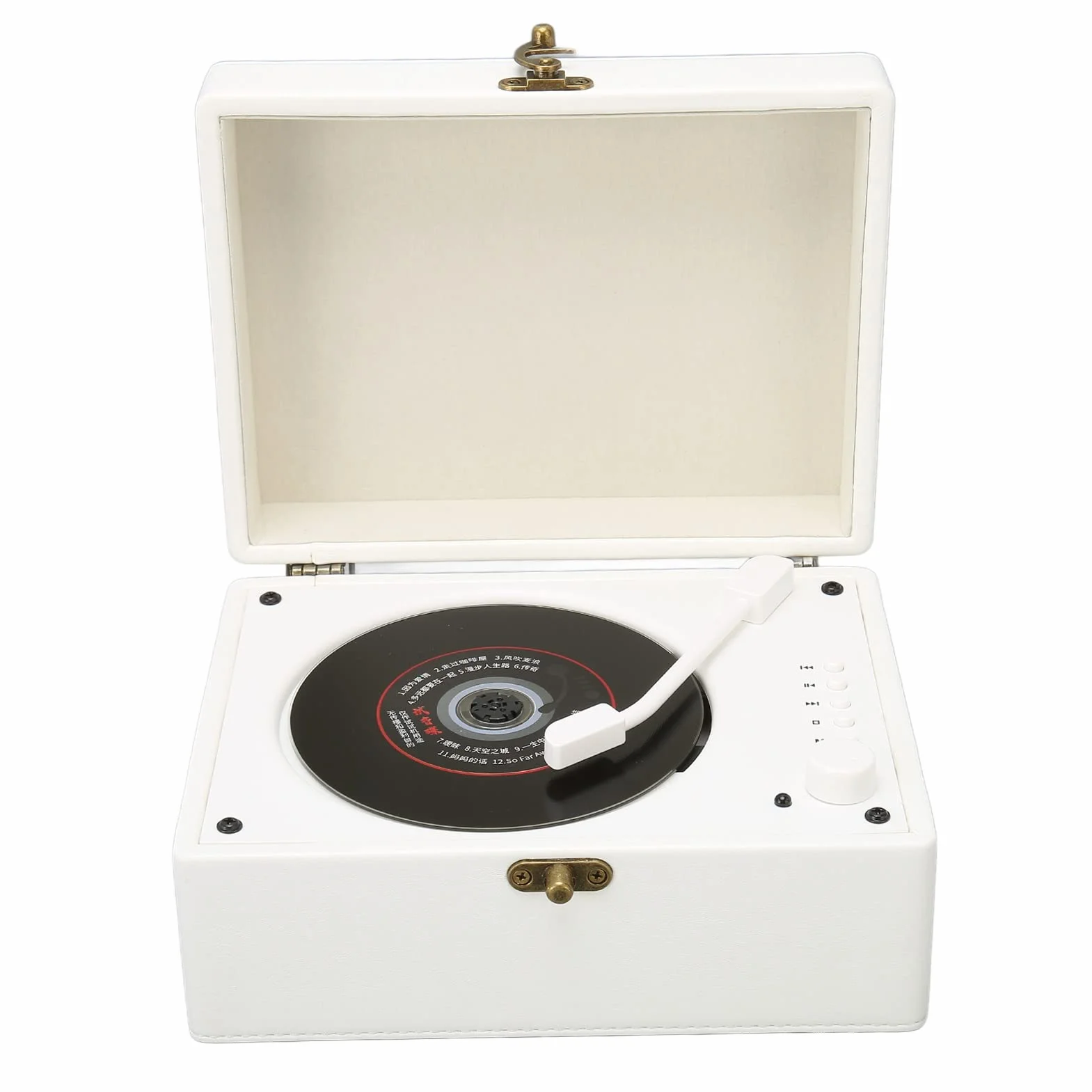 Odtwarzacz Płyt CD HiFi AUX USB Biały