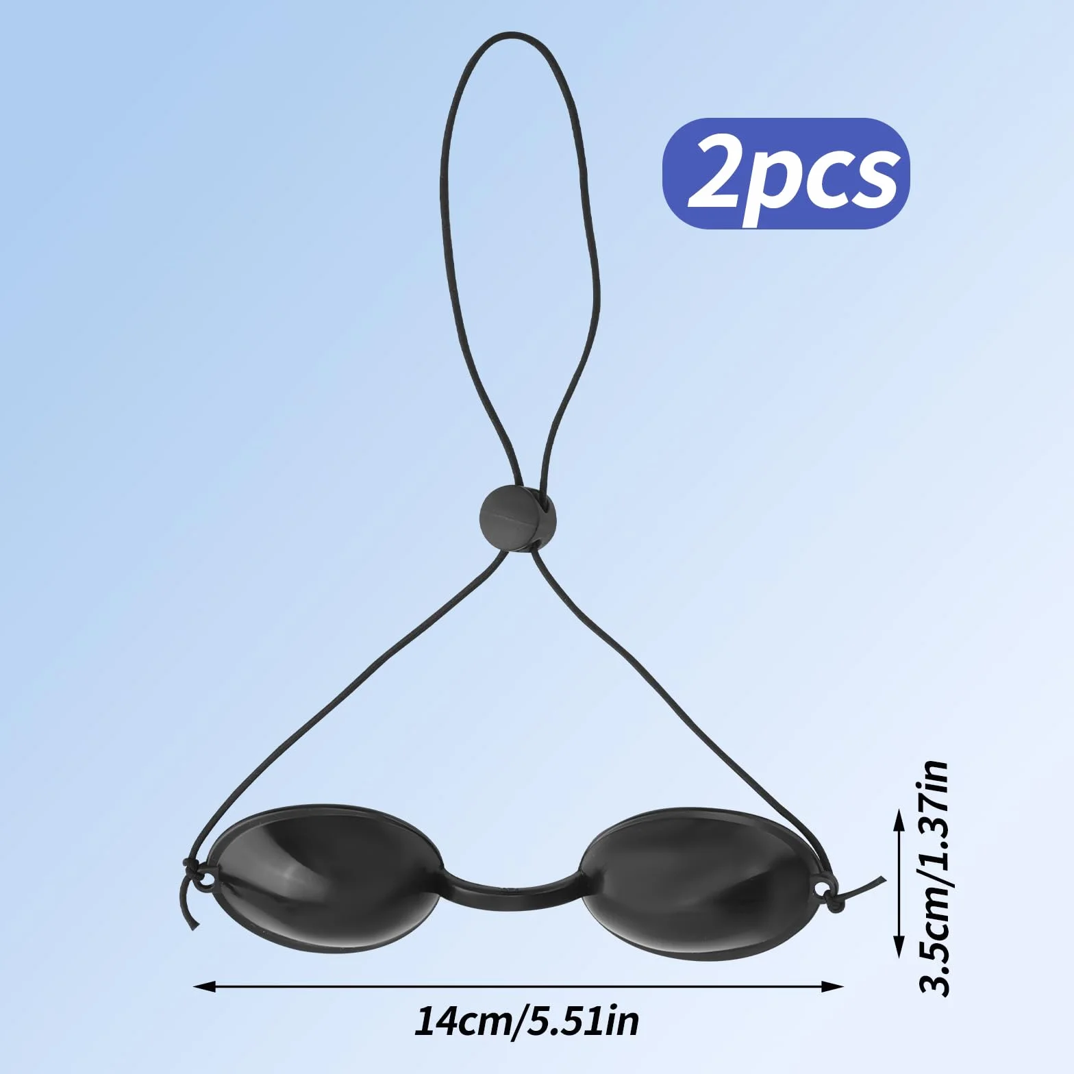 BOXOB 2 Pary Gogle Ochronne do Ochrony Oczu Przed Czerwonym Światłem, Gogle Solarium Okulary do Opalania Proces Oświetlenia IPL LED