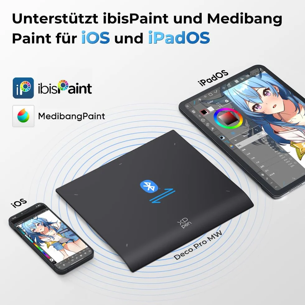 XPPen Deco Pro XLW Gen 2 tablet graficzny 16K poziomy ciśnienia Bluetooth 5.0 bez wyświetlacza