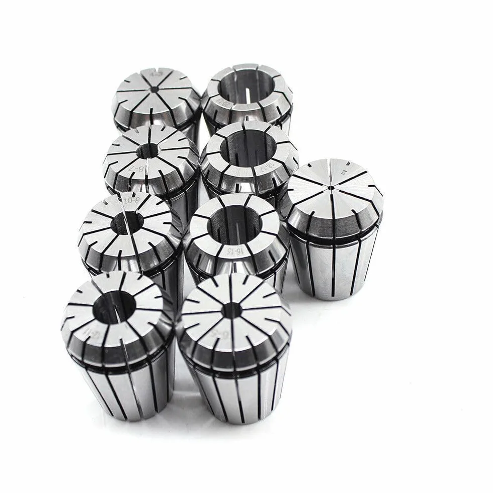 Zestaw tulejek zaciskowych do precyzyjnych sprężyn zaciskowych MK3 ER32 + ER32 zestaw 9 szt. frezów tuleje zaciskowe zestaw uchwytów zaciskowych