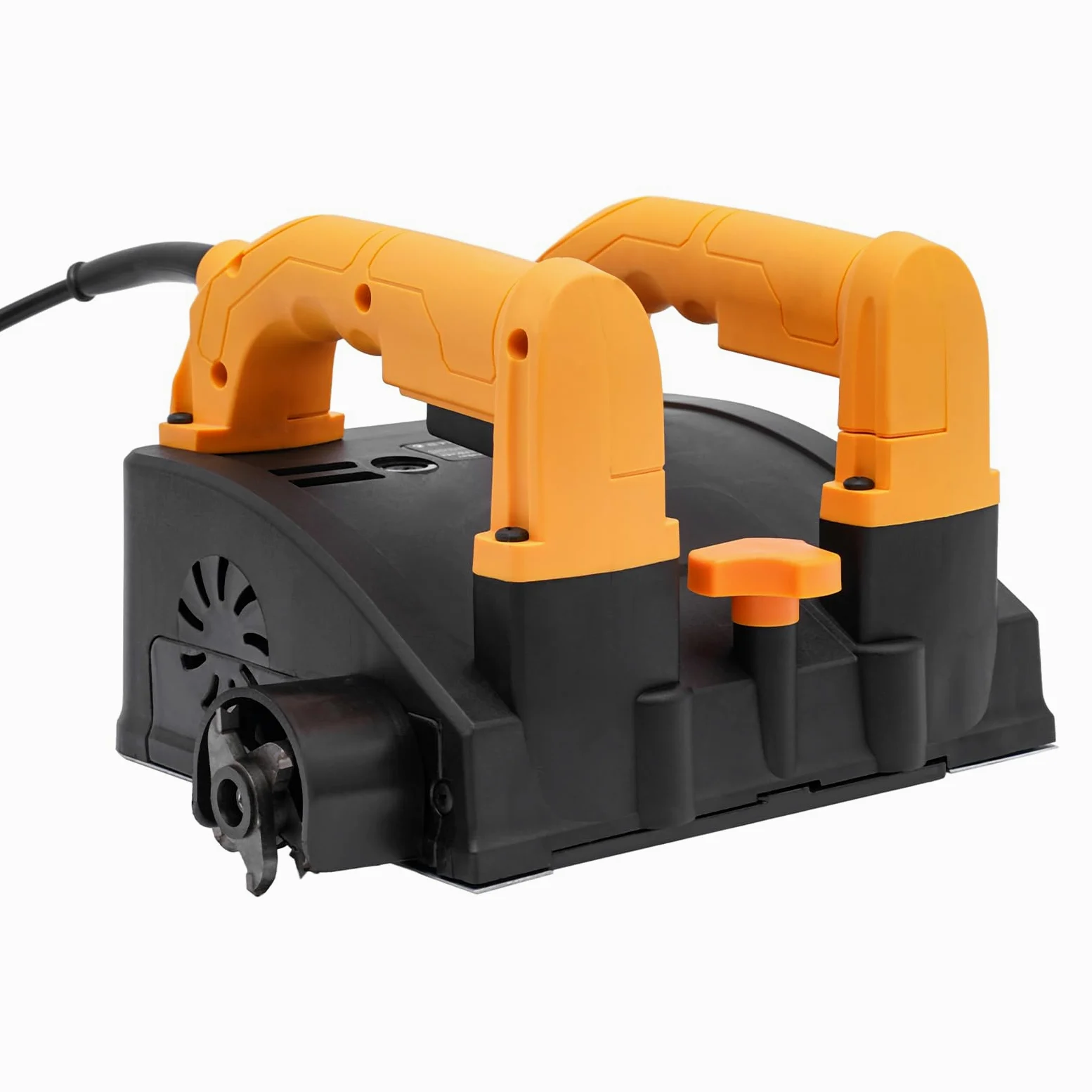 Elektryczna frezarka do betonu, 1200 W, 1000-4000 obr./min, frezarka do renowacji, frezarka do murów, głębokość strugania 1-4 mm, szerokość 15 cm, strug ścienny, frezarka walcowa