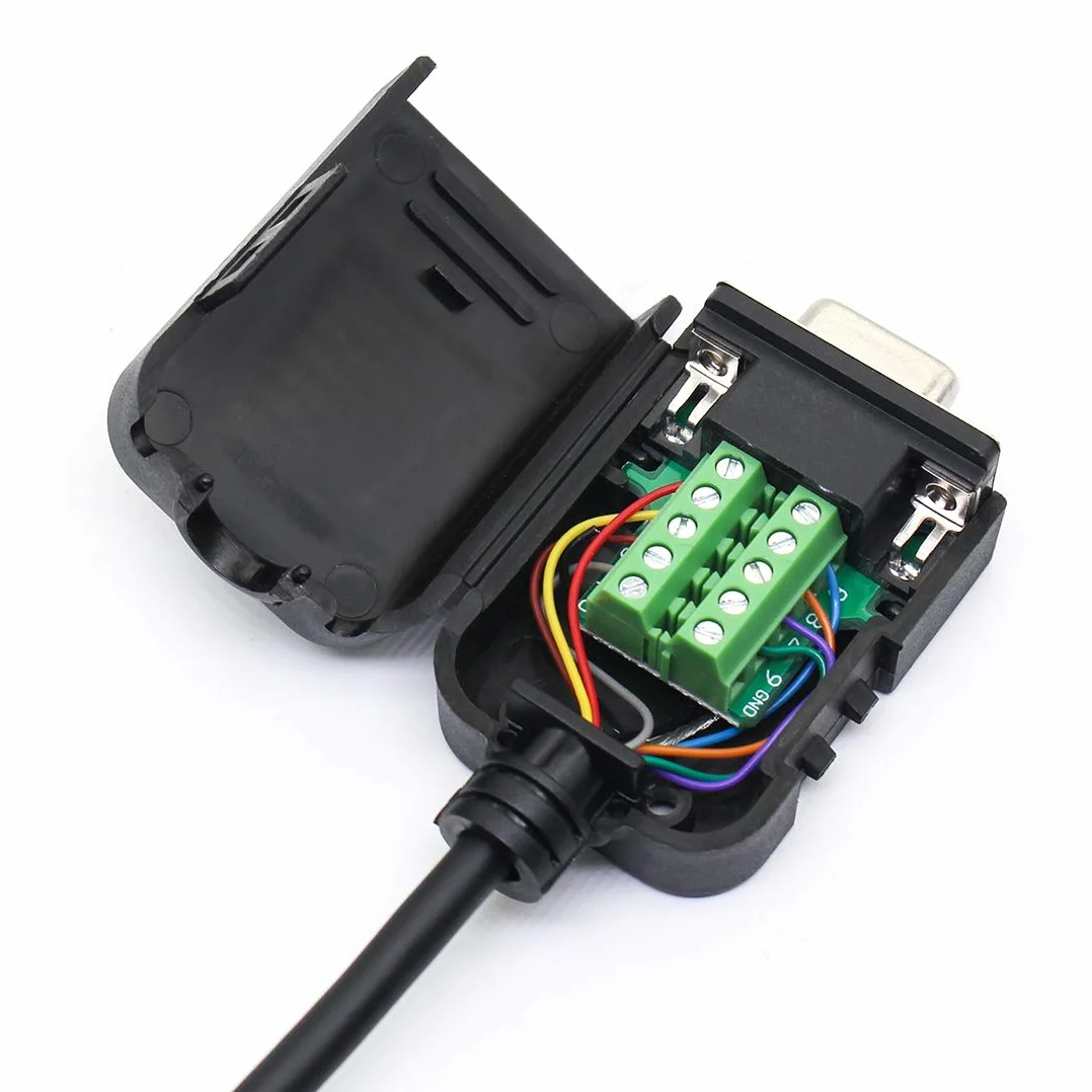 28 AWG 9/C CMP Plenum ocenione podwójne ekranowane bezpieczeństwo kabel do transmisji danych RS232 - 40 m - zastosowanie do adapterów szeregowych DB9