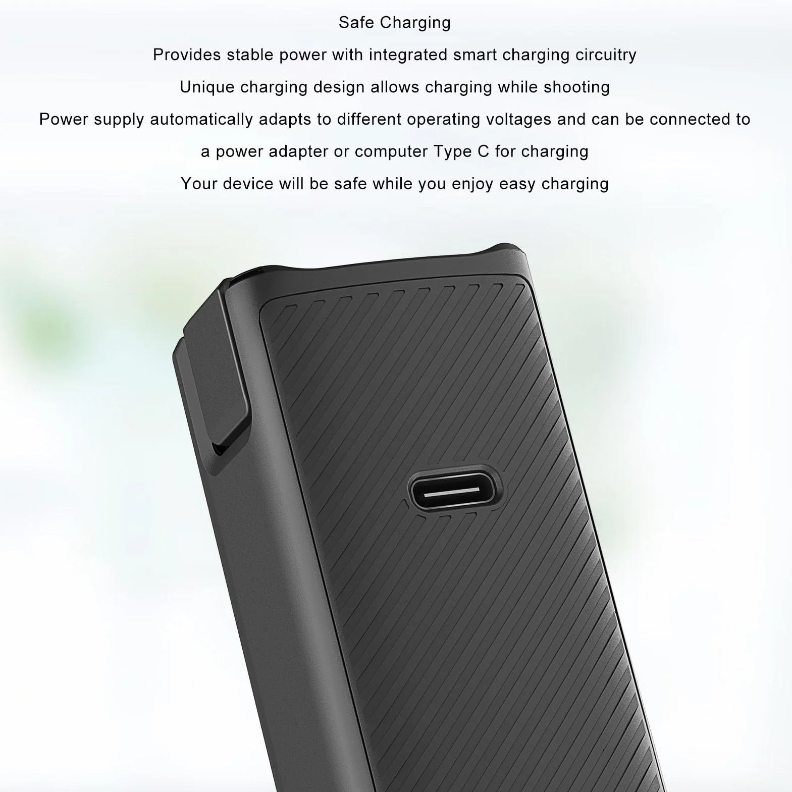 Uchwyt Baterii do Pocket 3, 2800 mAh Power Bank z Gwintem 1/4 Cala