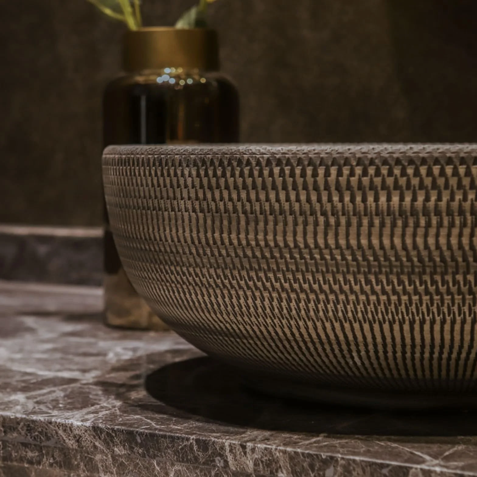 Umywalka Nablatowa, Umywalka Nablatowa, Prosta Okrągła Umywalka, Pogrubiona Ceramiczna Umywalka Nablatowa, Umywalka Łazienkowa, Umywalka Nadblatowa