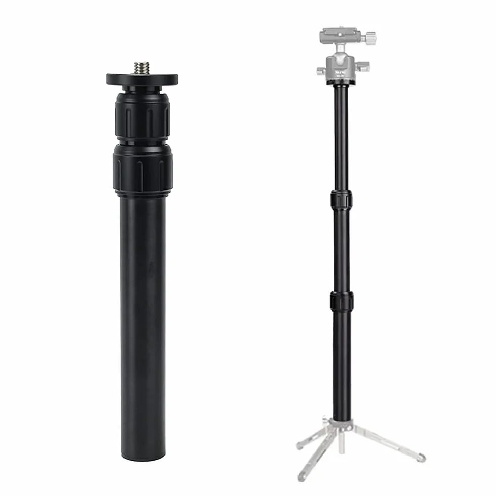 Przedłużacz kolumny środkowej statywu teleskopowy 3-częściowy drążek do studia fotograficznego monopod DSLR statyw mikrofonowy