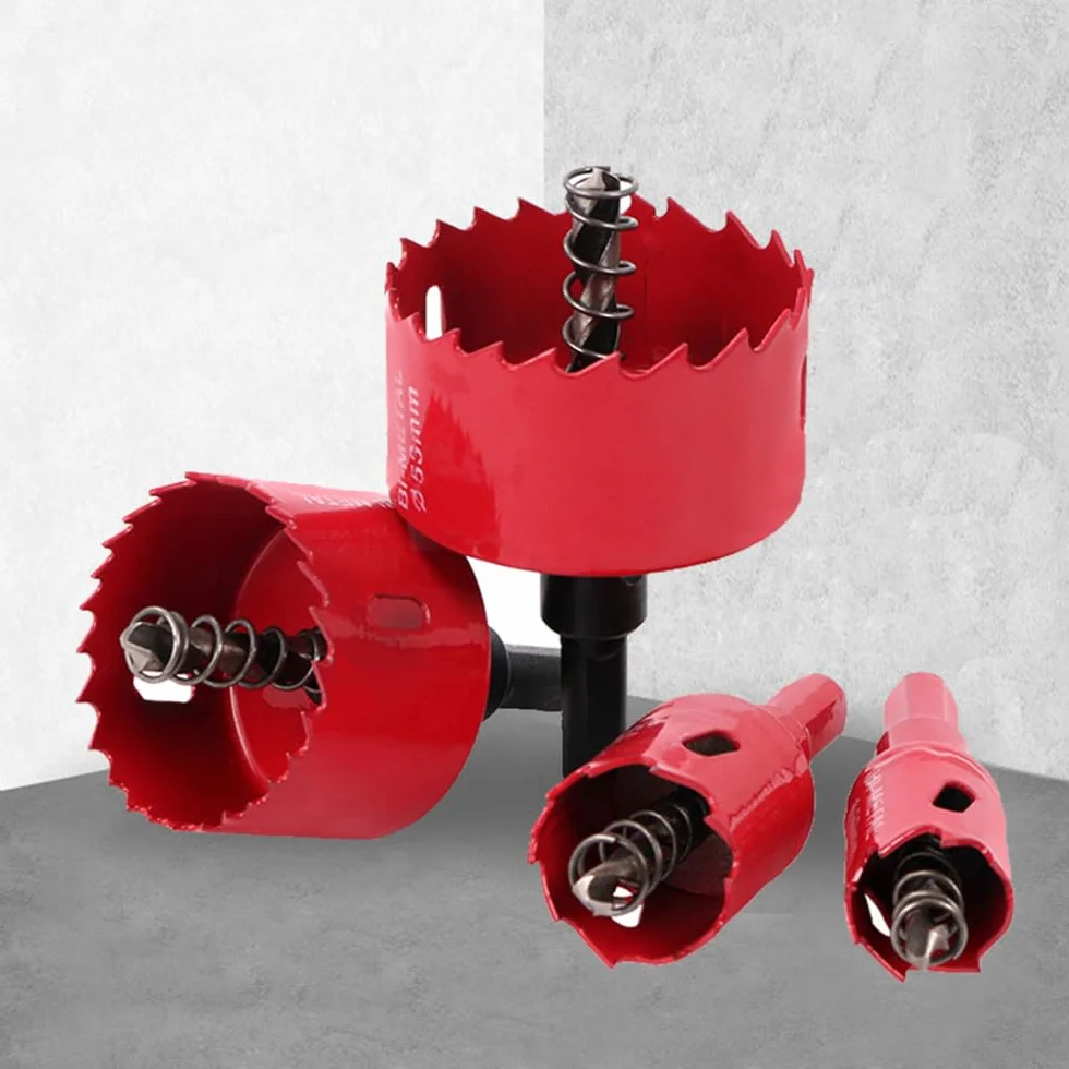 Otwornice 1PC 20mm-200mm M42 Bi-metalowe wiertło Cutter narzędzia stolarskie cięcie metalu narzędzia z tworzyw sztucznych, 155mm