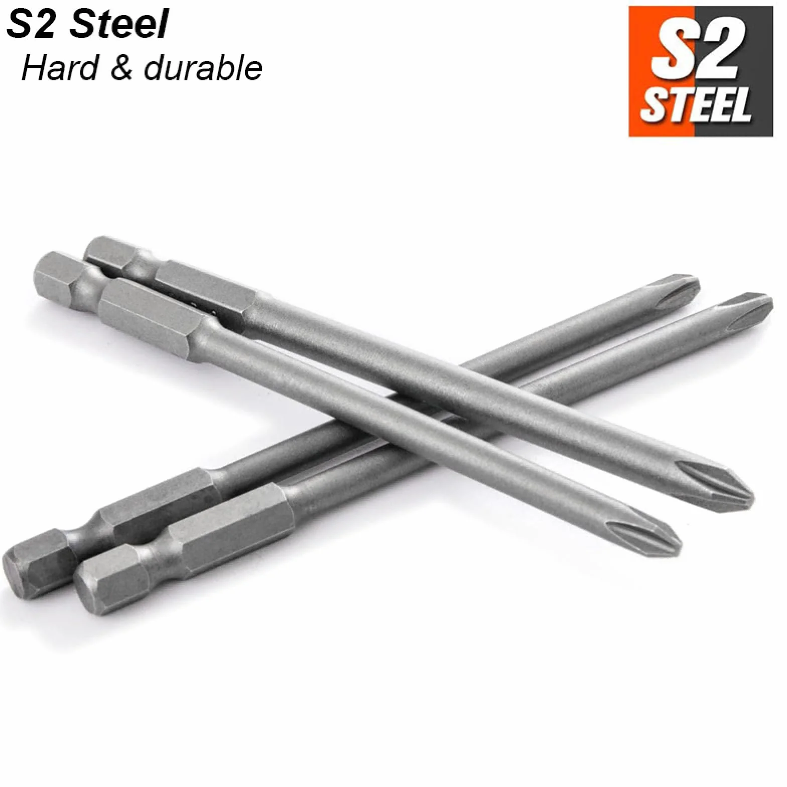 Zestaw bitów do wkrętaków z rowkiem Phillip Square Torx Końcówka wiertła do śrub Mocny magnetyczny adapter Długi krzyżak Narzędzie precyzyjne Kij 100 mm (bity do wkrętaka 16 szt.)