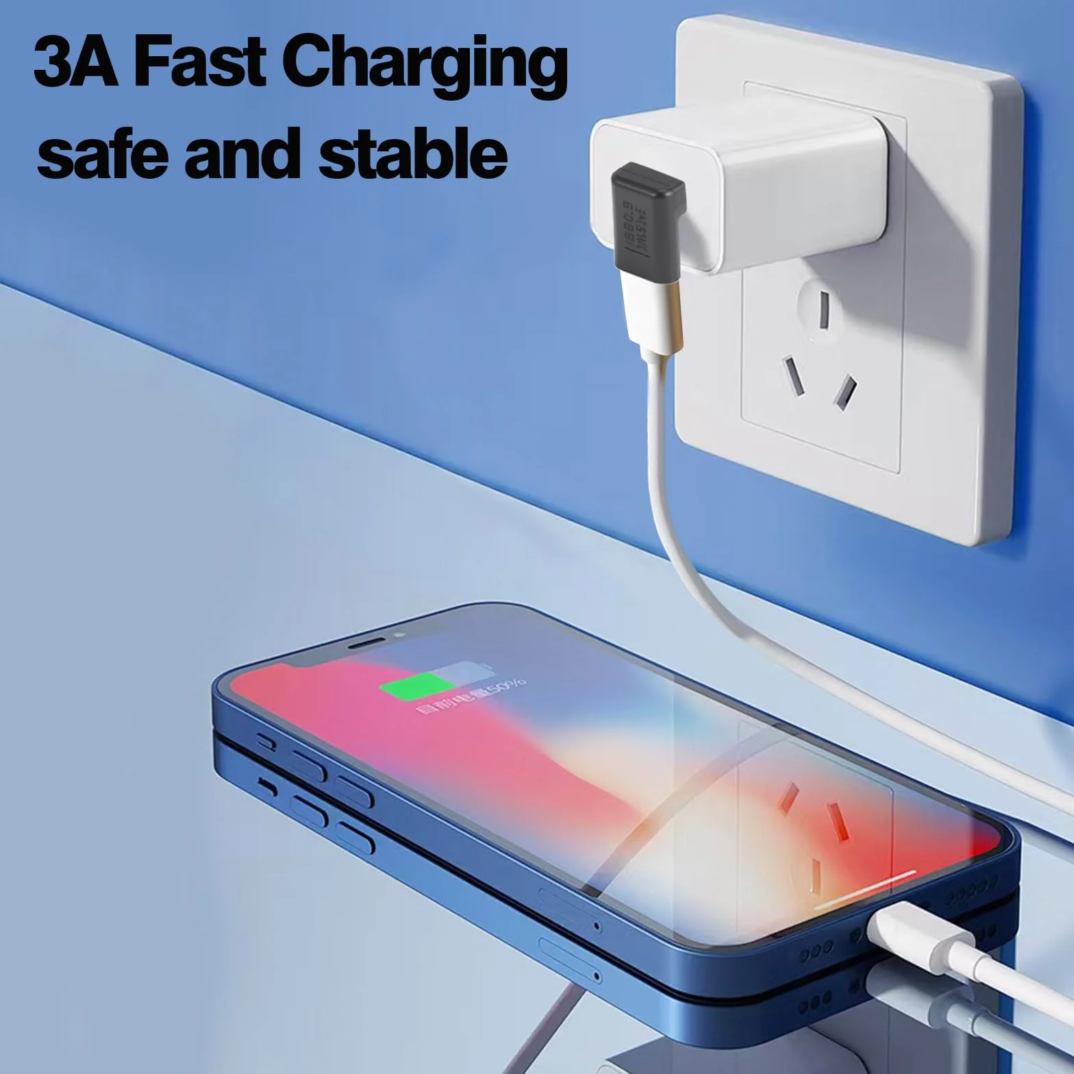 LOLANIUT Adapter USB C na USB 3.0 OTG 90 stopni 2 sztuki
