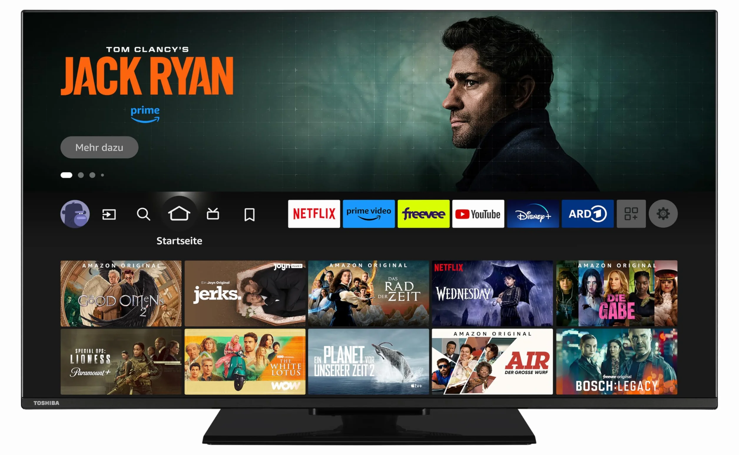Toshiba 32-calowy telewizor Fire TV Full HD HDR Smart TV Triple Tuner Alexa Built-In Bluetooth