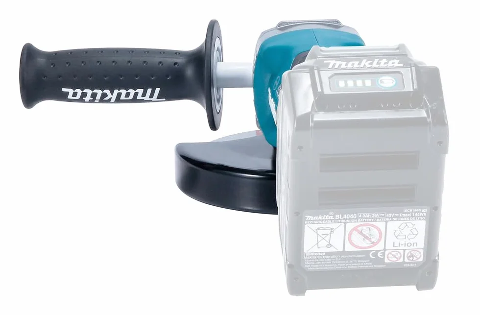 Makita GA036GZ akumulatorowa szlifierka kątowa 40 V maks. (bez akumulatora, bez ładowarki), petrol