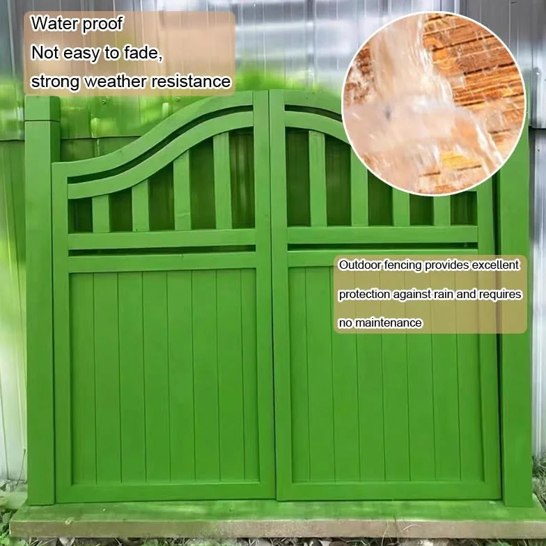 Drewniana brama ogrodzeniowa w stylu vintage, z zatrzaskiem, trwały sprzęt do drzwi szopy zewnętrznej, na patio, trawnik i podwórko, stylowe wejście do ogrodu