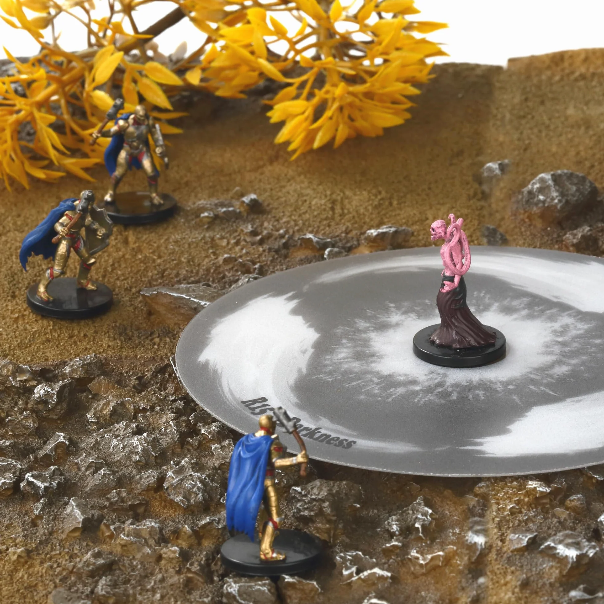 Ulepszone szablony AOE do D&D 5E – zestaw 30 znaczników obrażeń PCW do stołowych lochów, Pathfinder, Warhammer