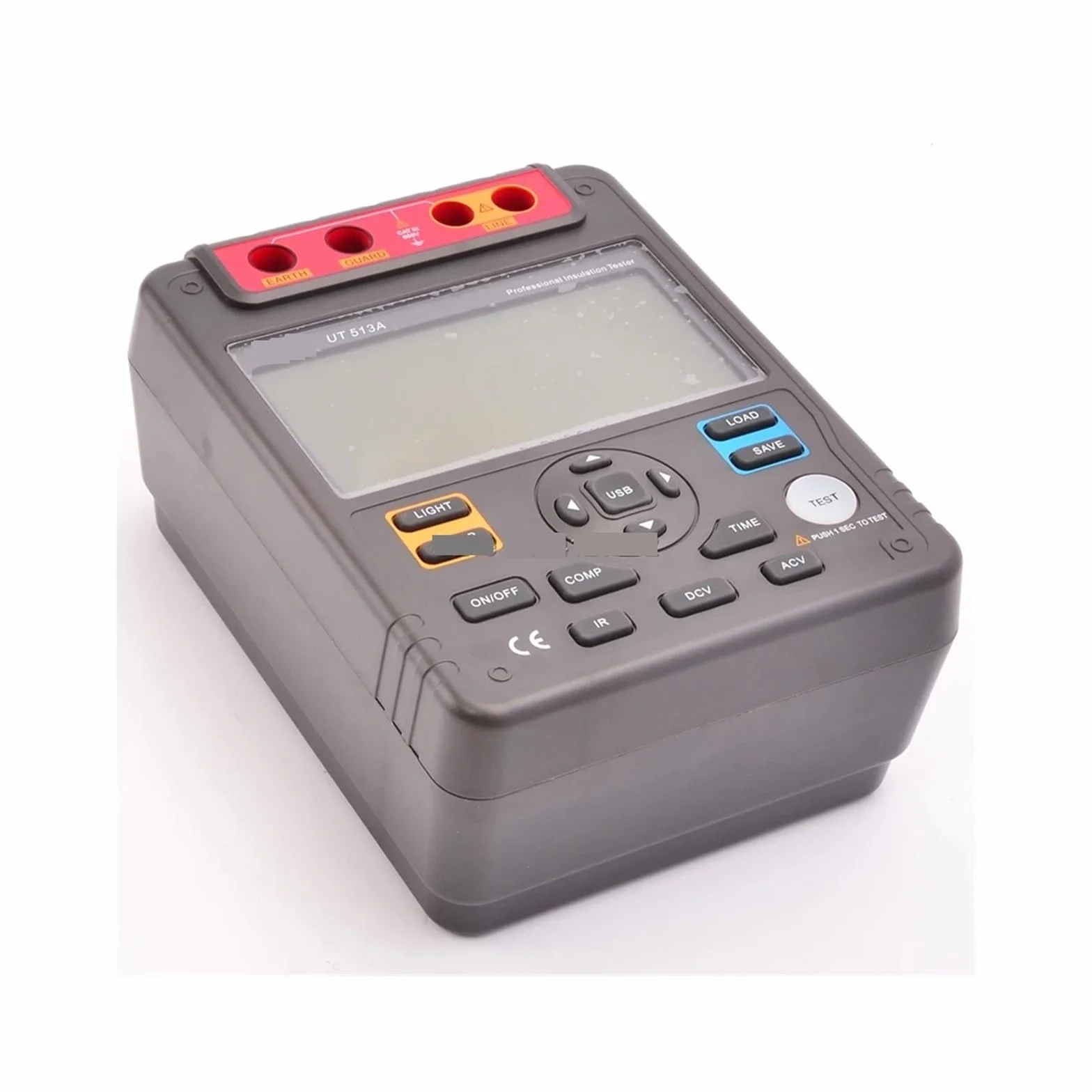 Tester Wielofunkcyjny, Tester rezystancji izolacji 513A, 5000V, przechowywanie danych, analogowy wykres słupkowy, DAR, transfer przez USB, podświetlenie LCD