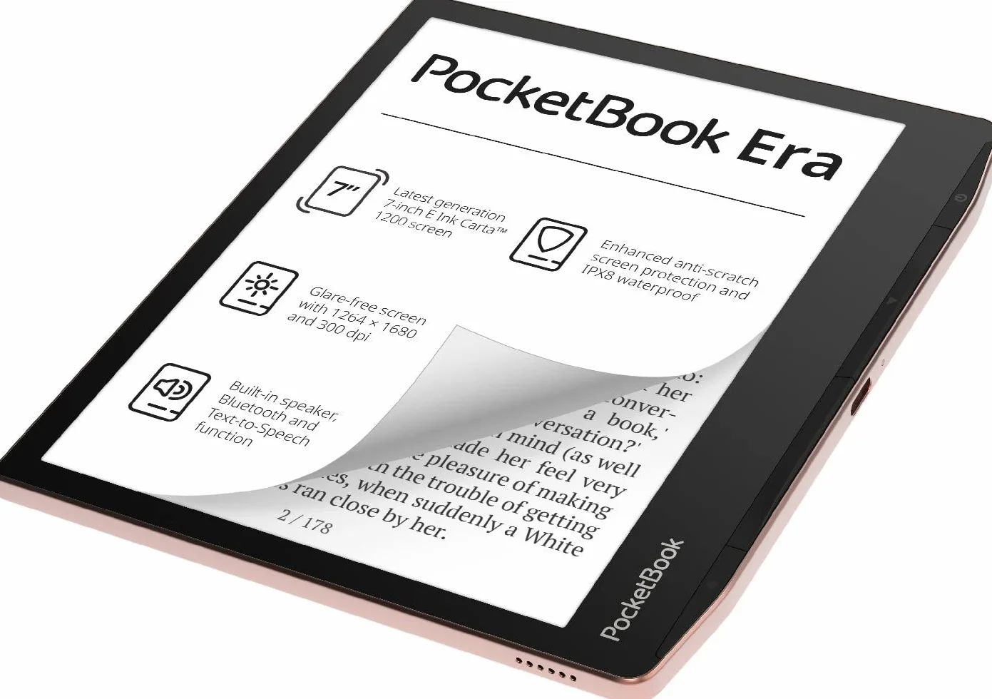 Pocketbook Era PB700-L-64-WW Czytnik E-Booków 64 GB Czarny