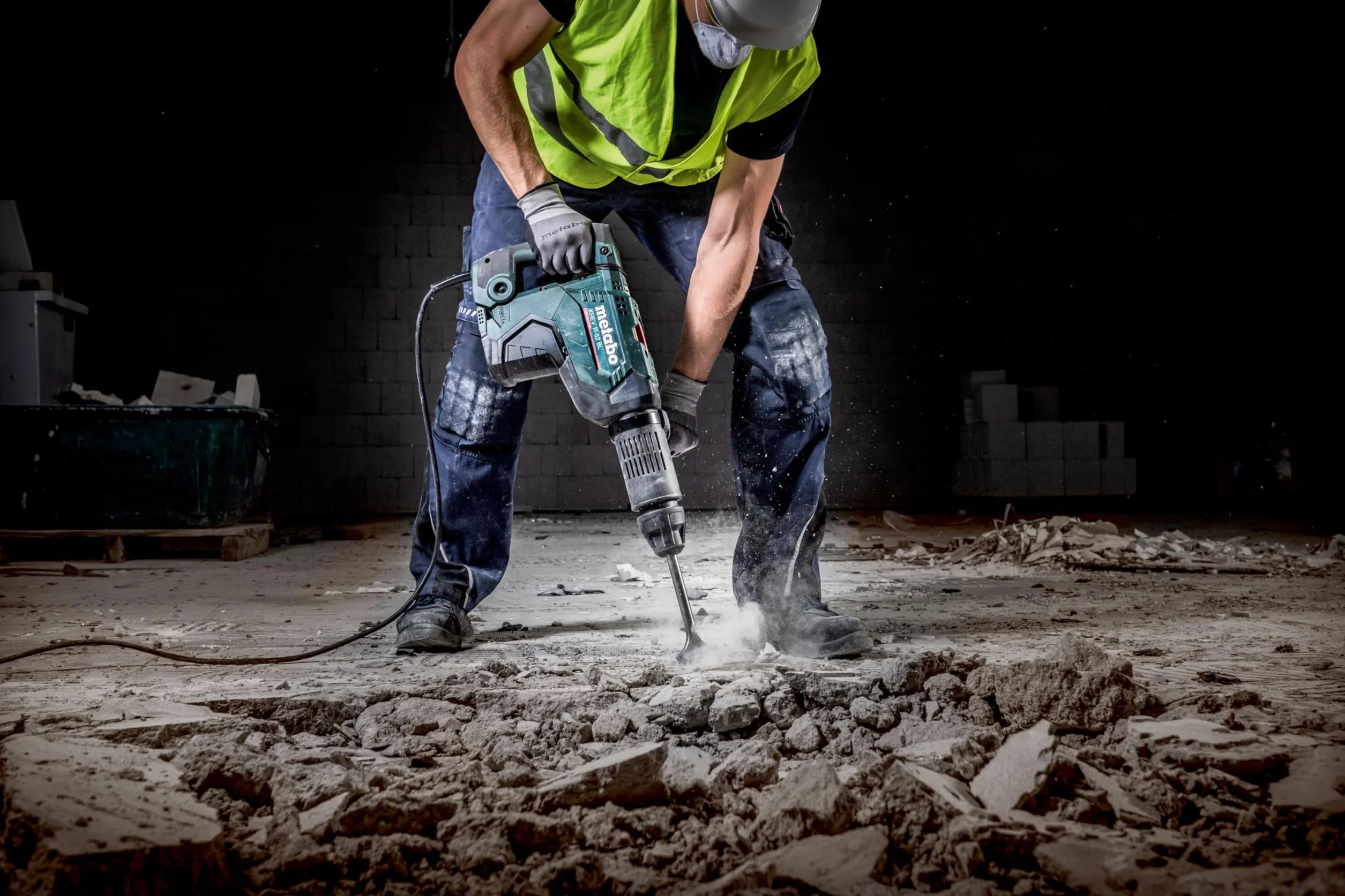 Metabo Młot kombi KHEV 11-52 BL (600767500) walizka z tworzywa sztucznego, maks. energia pojedynczego uderzenia (EPTA): 18,8 J, maksymalna prędkość udaru: 2360 /min, znamionowa moc poboru: 1500 W