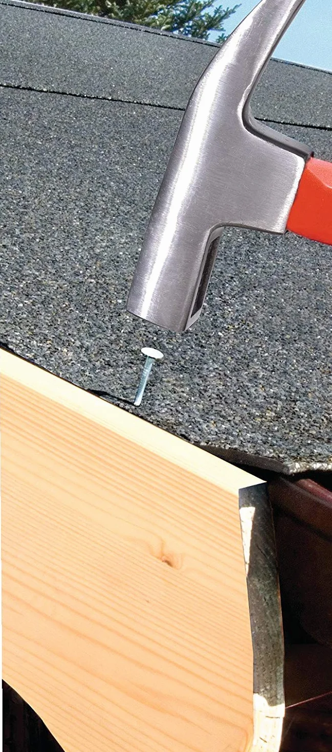 Connex B30121 kołki do papy dachowej 2,8 x 12 mm – 1000 g – łeb wpuszczany – ocynkowane – przechowywanie w praktycznym wiaderku – idealne do papy dachowej i płyt łupkowych/kołków z szerokimi