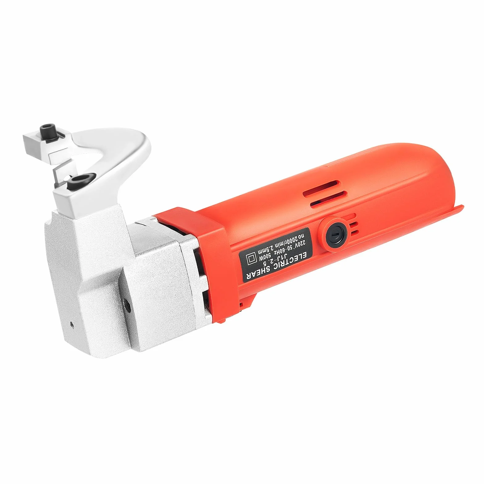 Nożyce elektryczne do cięcia blachy, 500 W, elektryczne nożyce do cięcia blachy, 2000 obr./min, prędkość biegu jałowego Mettal nożyce do blachy, do konserwacji domu, konserwacji samochodu