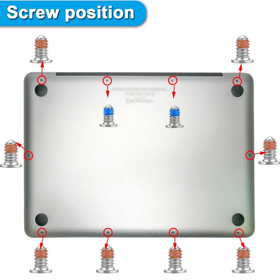 Podstawa gumowa obudowa stopka zestaw zamiennik do MacBook Pro 13" 15" A1425 A1502 A1398 2012-2015