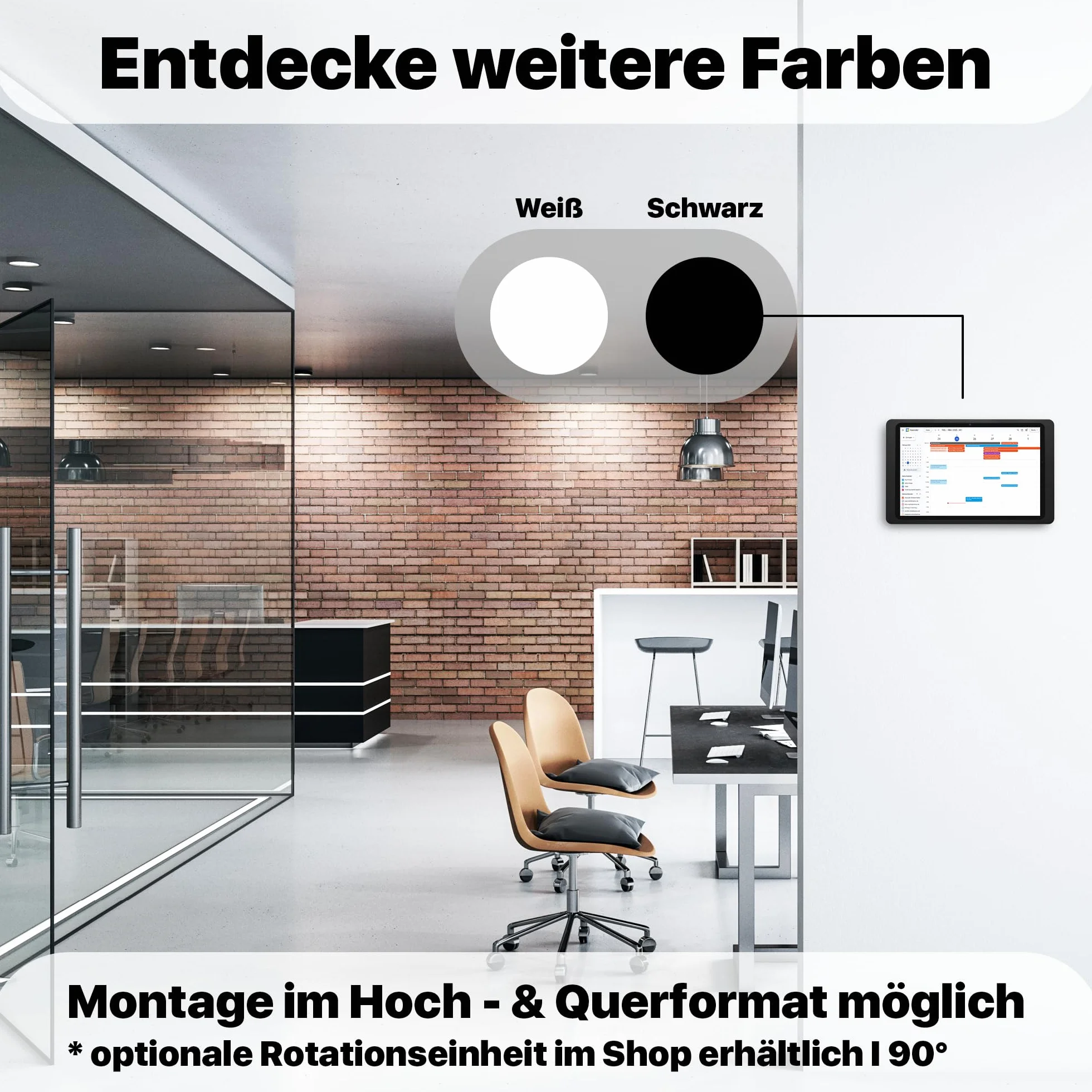Companion Wall 2.0 uchwyt ścienny na tablet iPad Air Pro Samsung Galaxy Tab ochrona przed kradzieżą