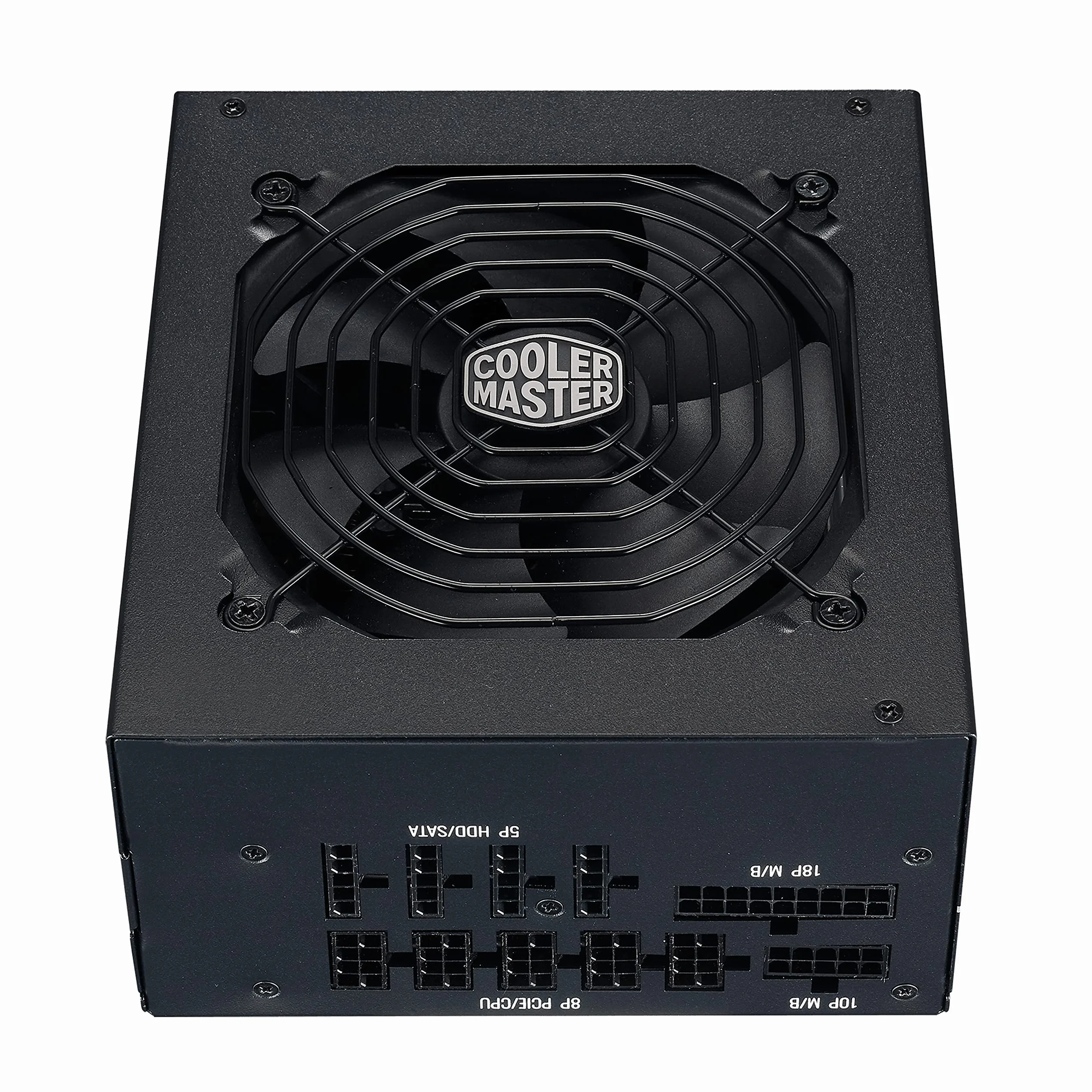 Cooler Master MWE 750 Gold V2 w Pełni Modularny Zasilacz do Komputera - 80 PLUS Gold 750W, Płaskie Czarne Okablowanie, Wentylator HDB 120mm, Próg Wysokiej Temperatury - Wtyczka EU, 5 Lat Gwarancji