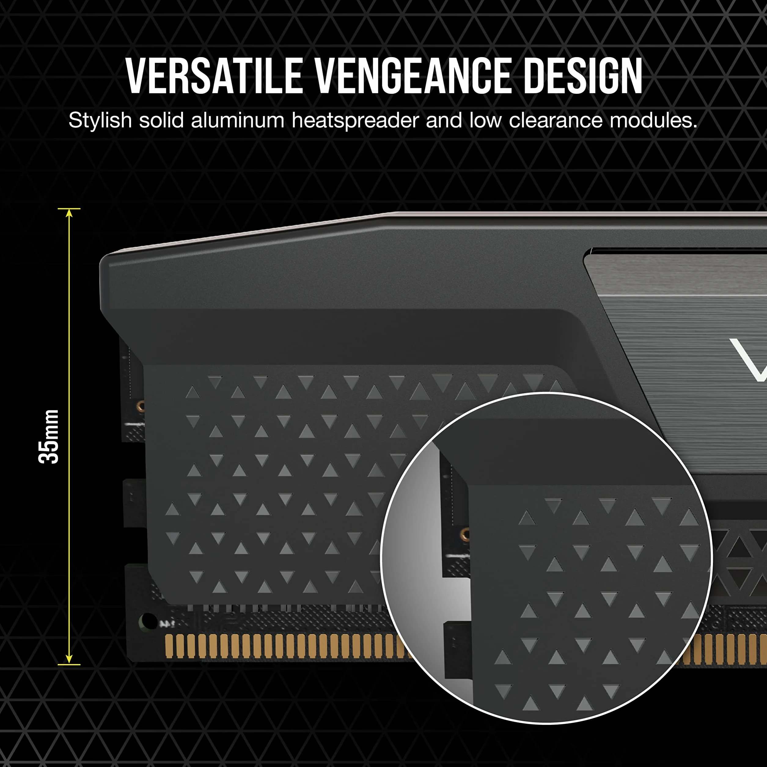 Corsair Vengeance DDR5 32GB (2x16GB) 4800MHz C40 1,1V RAM Intel XMP 3.0 Czarna