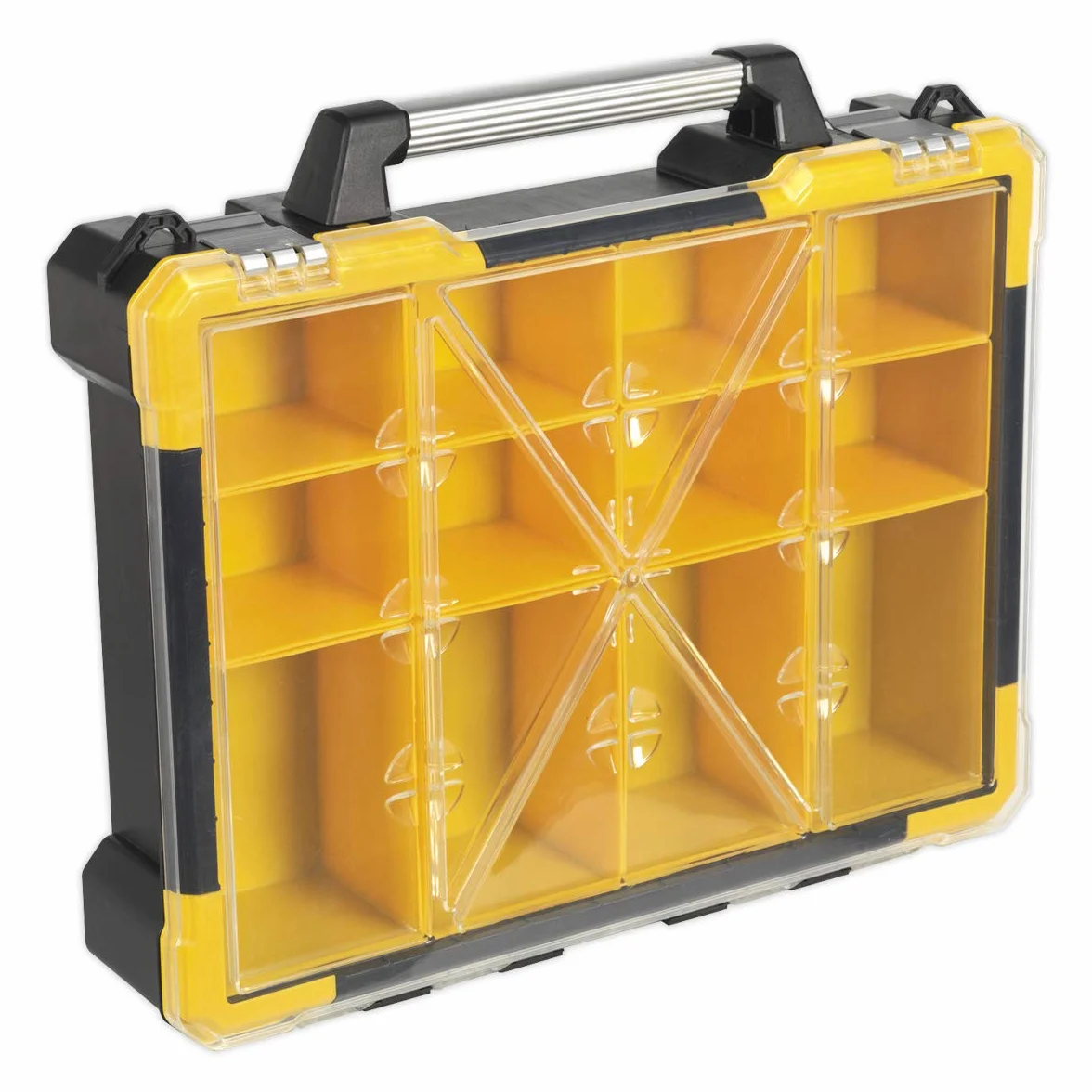 SEALEY apas12r Pièces Étui de rangement avec 12 compartiments amovible