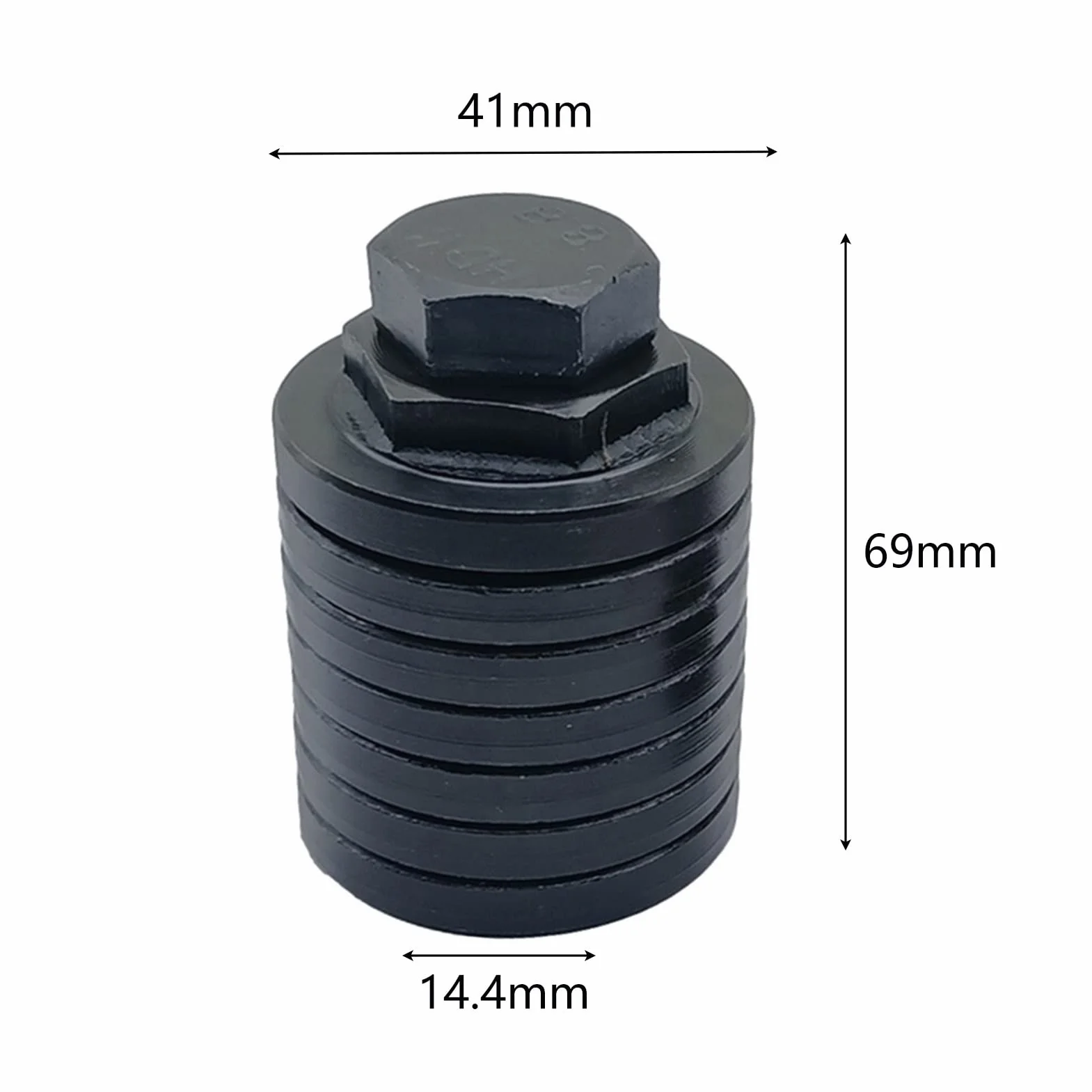 Adapter do szlifierki kątowej M14, adapter do szlifierki kątowej, nakrętka kołnierzowa, używana do nakrętki zabezpieczającej