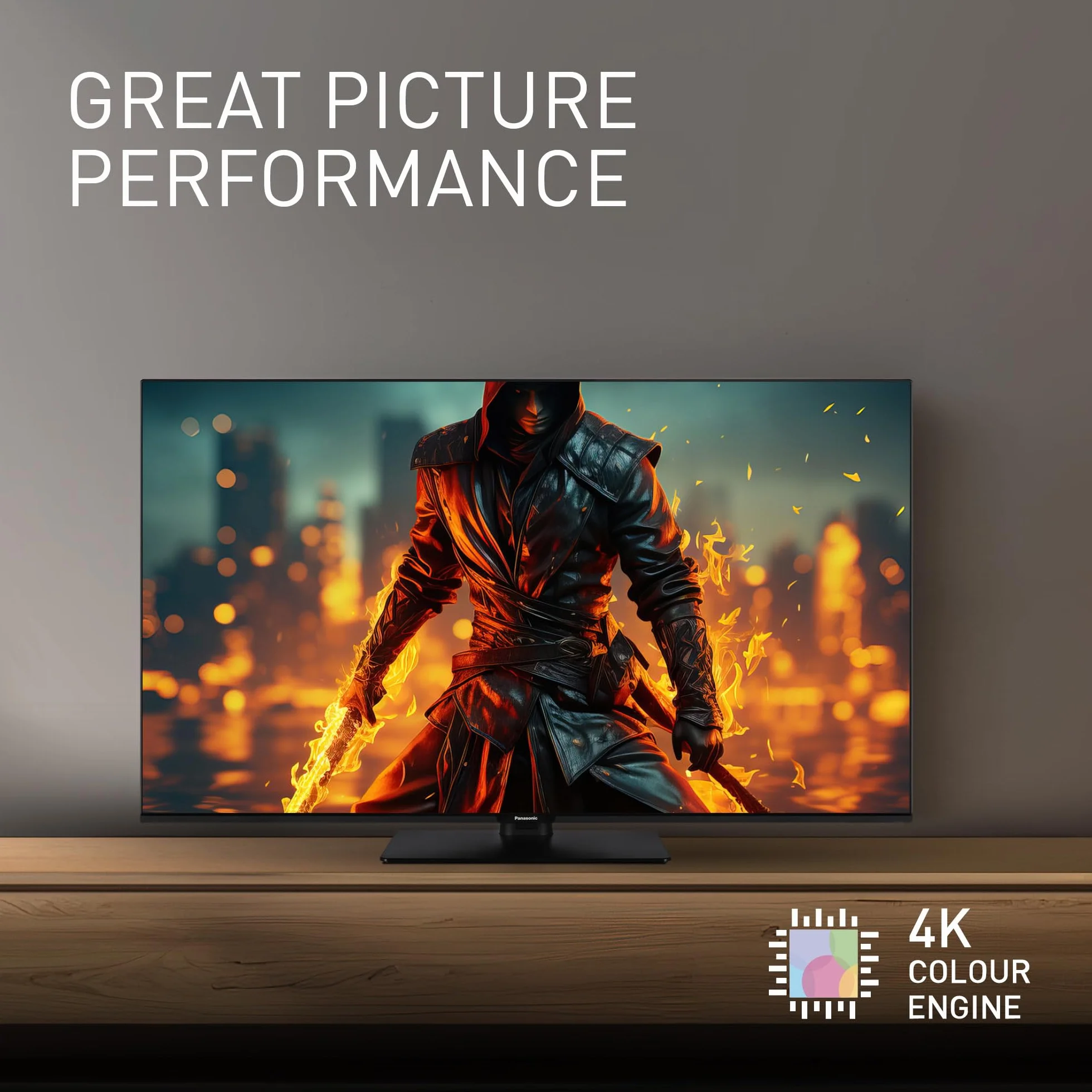 Panasonic TB-43W60AEZ, seria W60 43 cale 4K Ultra HD LED Smart TV, 2024, TiVo, silnik kolorów 4K, Dolby Vision i Atmos, tryb gry Plus, dla wyjątkowych wrażeń wizualnych