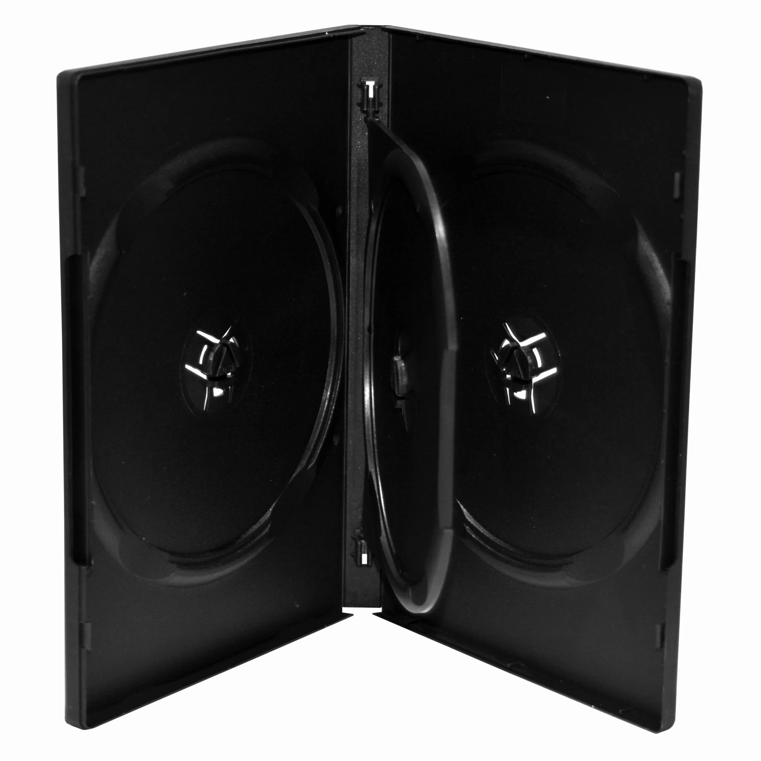 MediaRange Puste etui na płyty DVD 3 sztuk 14 mm czarne