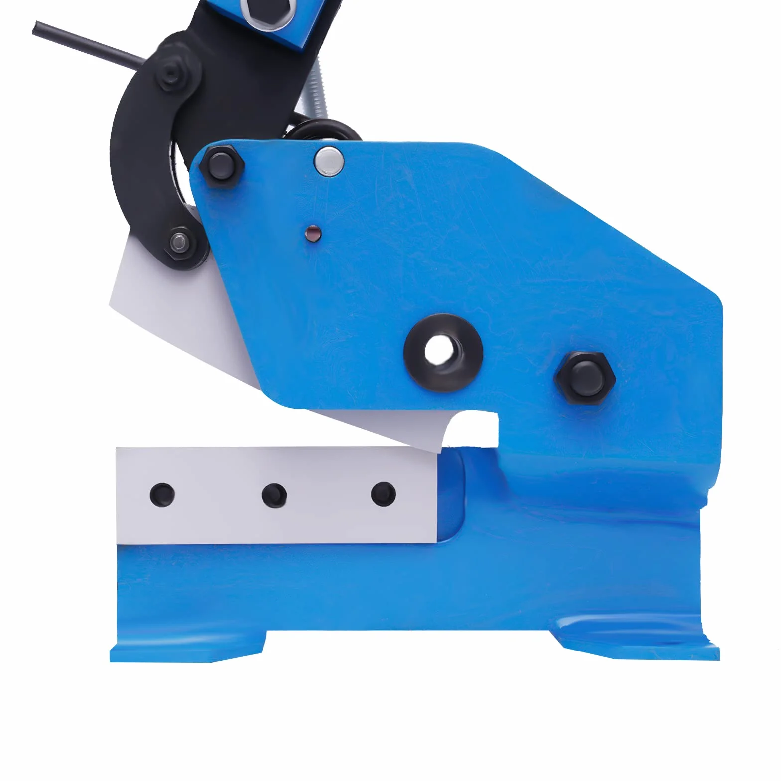Nożyce dźwigniowe do blachy o długości 125 mm, nożyce dźwigniowe, metalowe z regulowanym zaciskiem, ręczna płyta, płaska do cięcia blachy stalowej, stali płaskiej i okrągłej