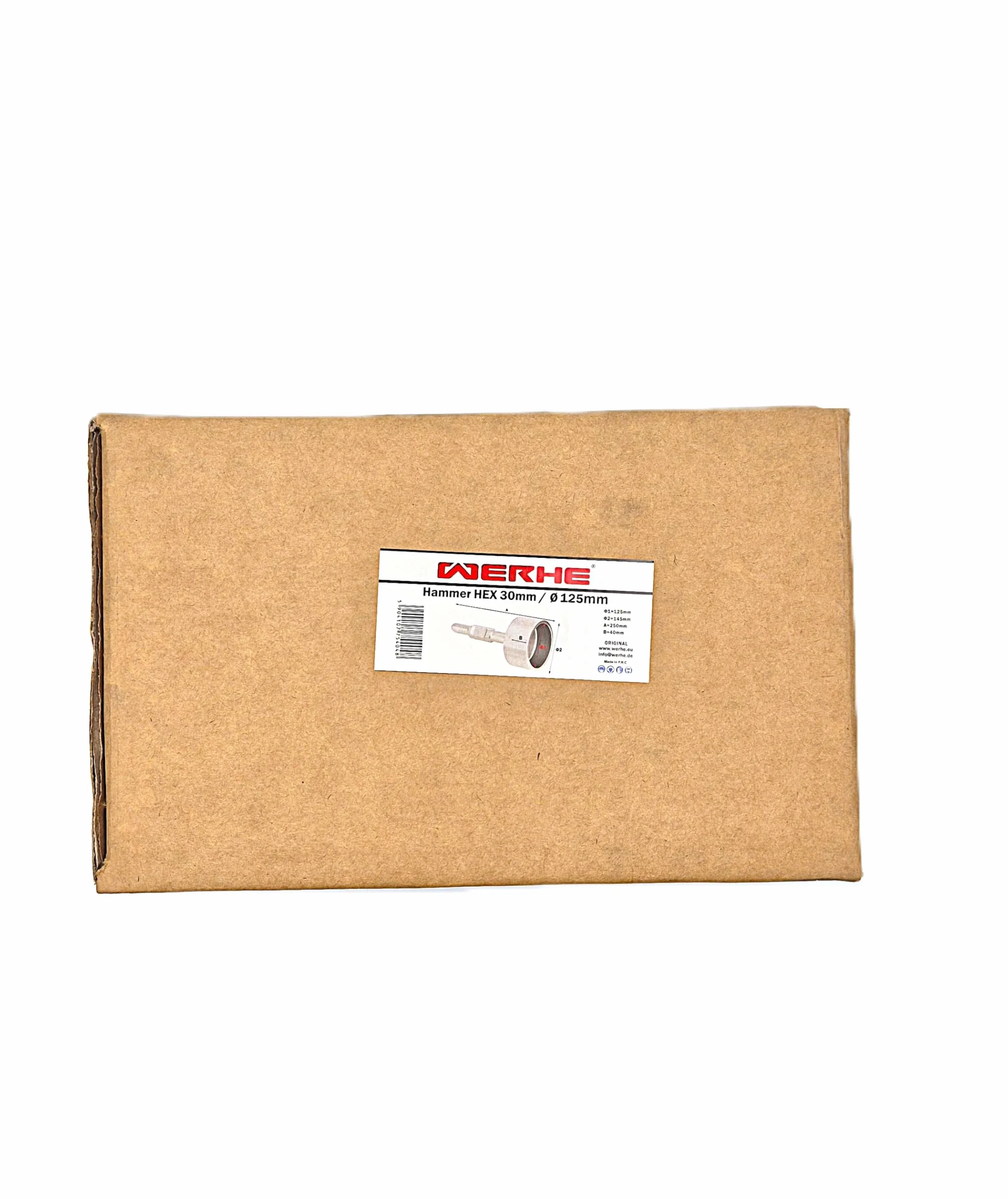WERHE Kafar HEX30 do wbijania rur ze stali nierdzewnej Ø125mm 145x250mm do młota wyburzeniowego