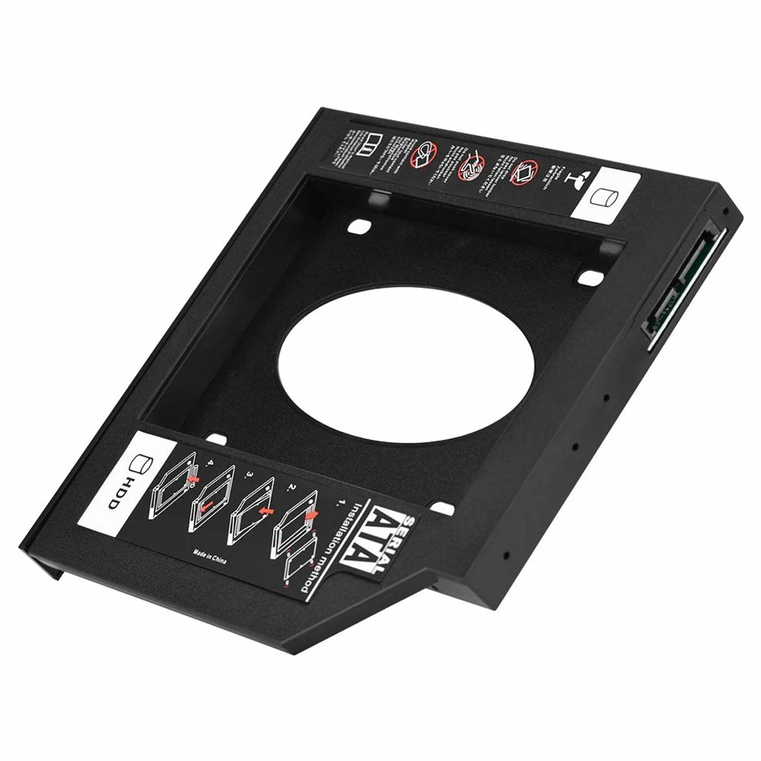 VBESTLIFE Adapter dysku twardego SATA HDD SSD 2,5" 9,5 mm /12,7 mm do laptopa