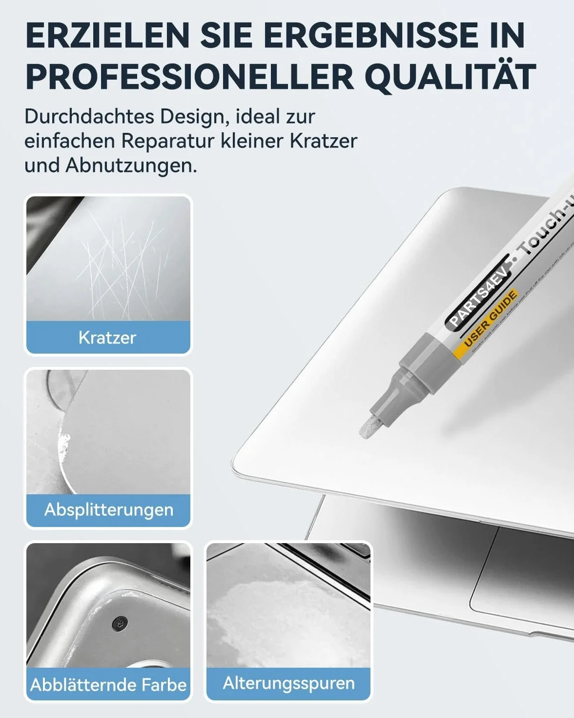 Sztyft do usuwania zarysowań MacBook Air Pro M1 M2 M3 aluminium naprawa lakieru