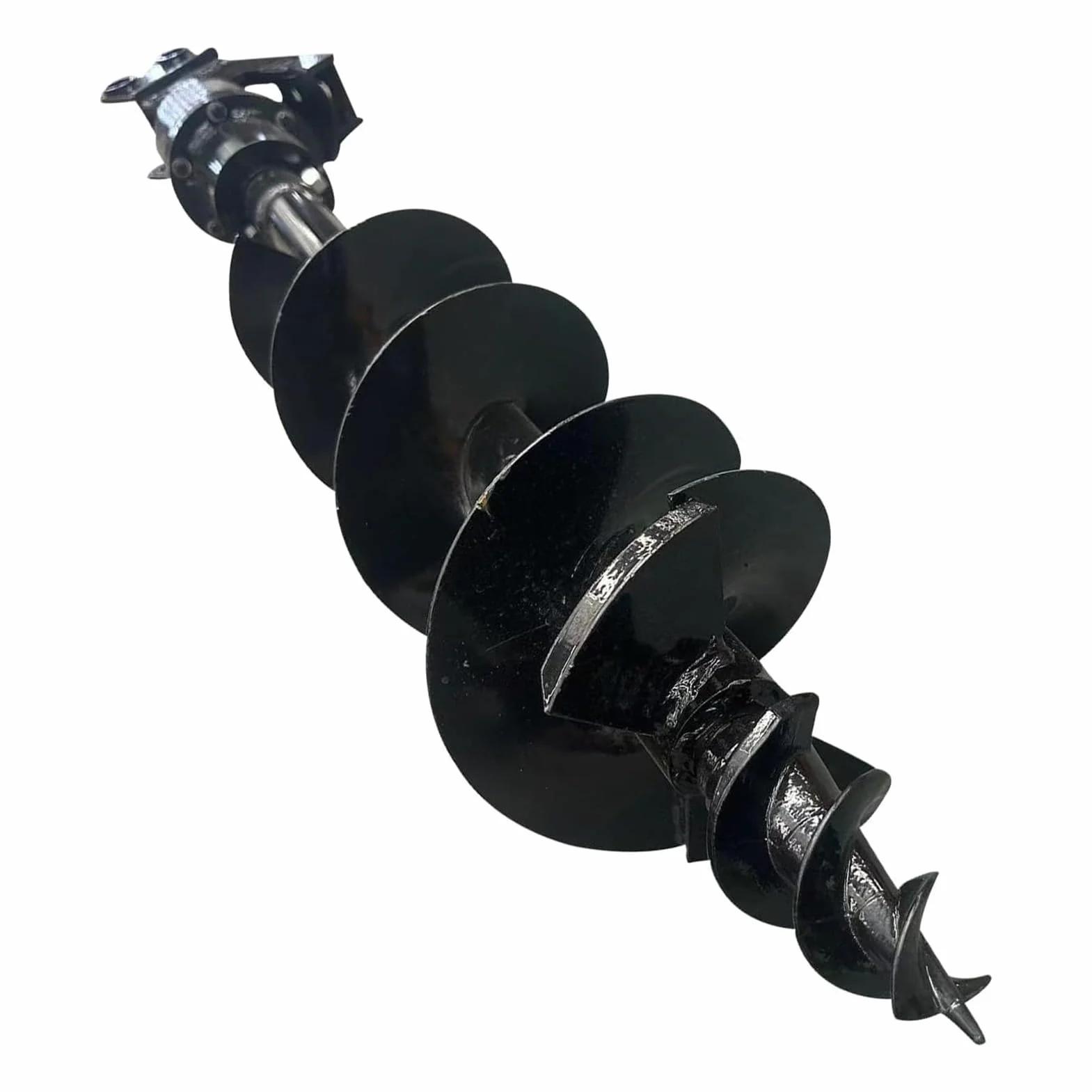 FILFEEL Wiertarka ślimakowa Maszynowa – 200 Mm świder ze Stali Manganowej Świder do Gleby i Piasku – Hydrauliczna Przystawka do Wiercenia Pali o Długości 70 Cm Kompatybilna z Koparkami Kompaktowymi