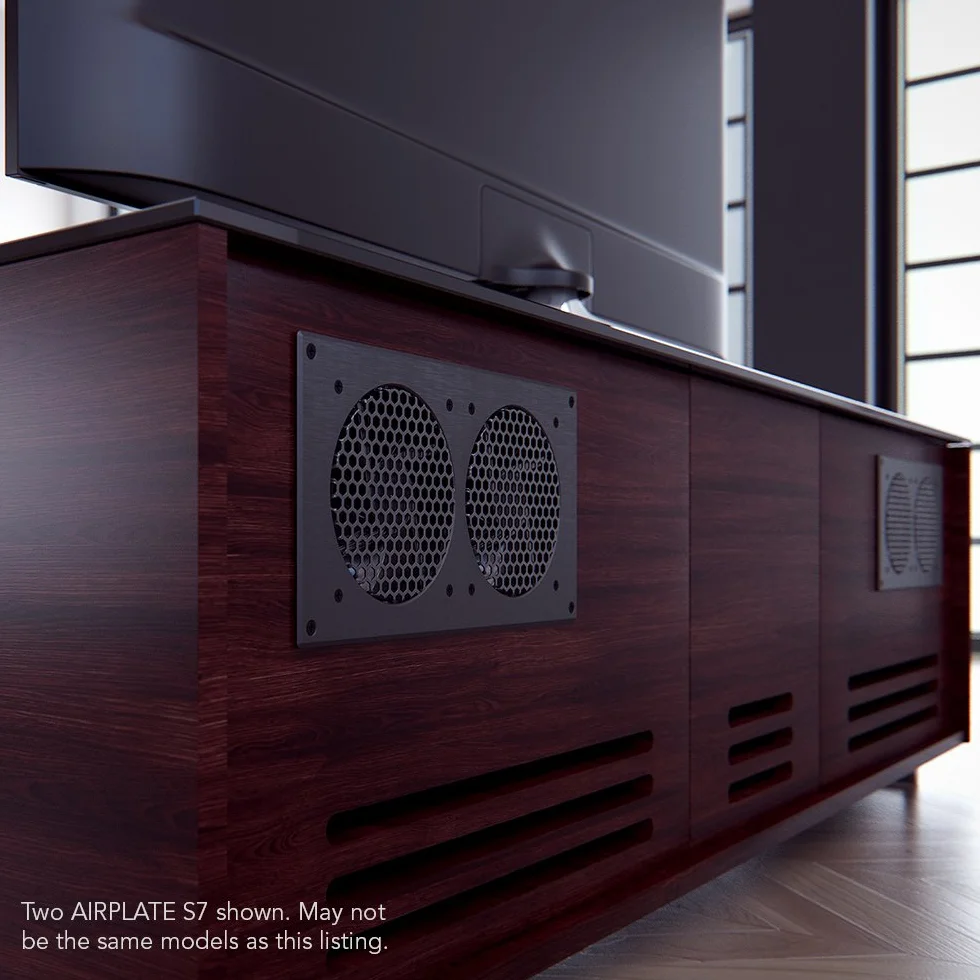 AC Infinity AIRPLATE S7, Cichy system chłodzenia wentylatora z prędkością kontroli, for Home Theater AV Cabinet Cooling